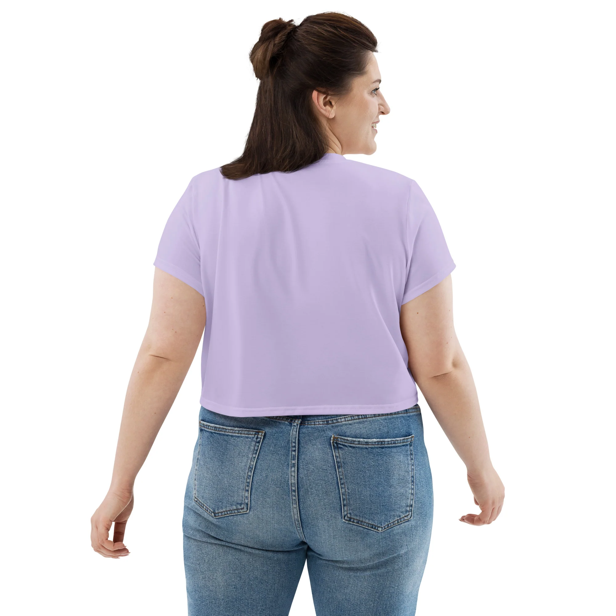 Cat In Cup, Sublimation Crop Top - Image 6