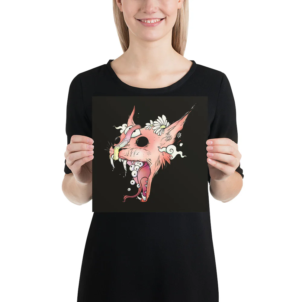 Cat, Matte Art Print Poster - Image 2