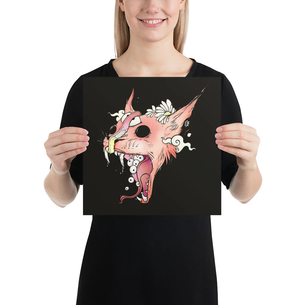 Cat, Matte Art Print Poster - Image 3