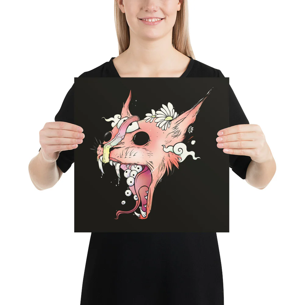 Cat, Matte Art Print Poster - Image 4