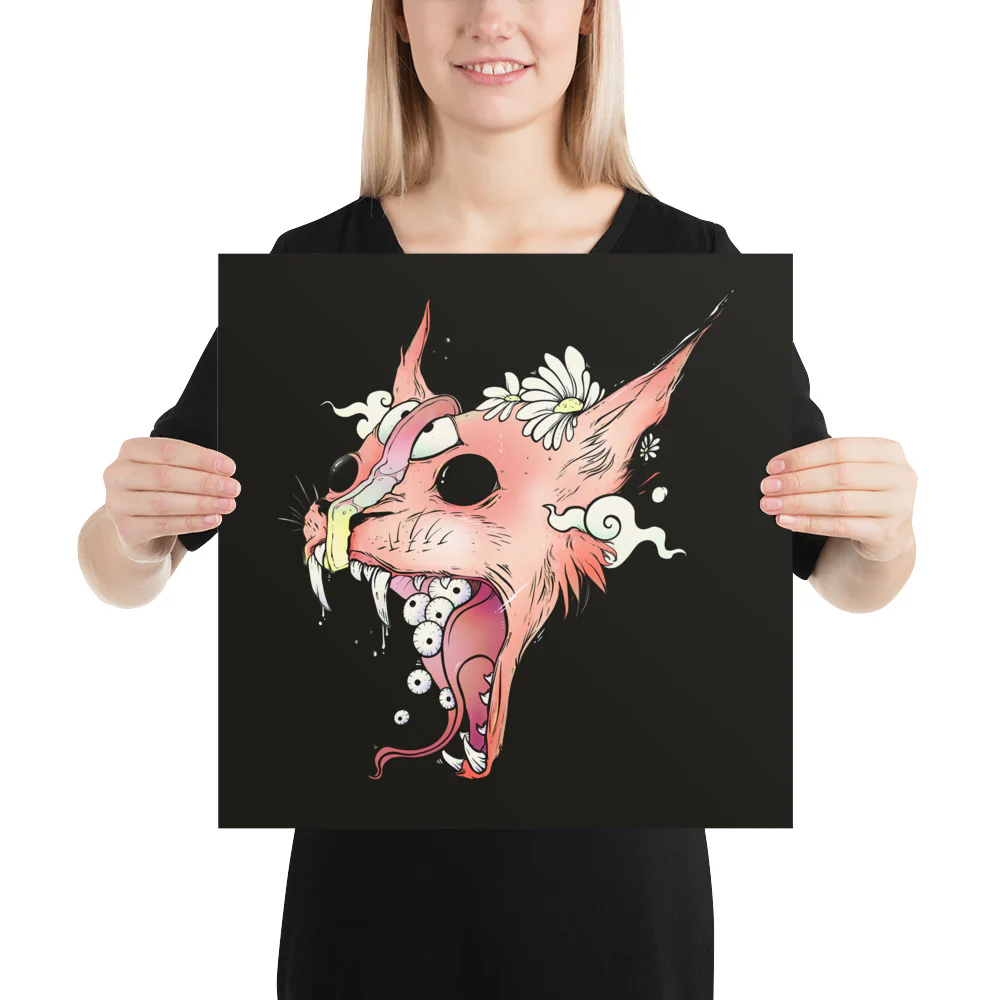 Cat, Matte Art Print Poster - Image 5