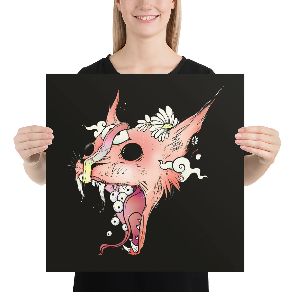 Cat, Matte Art Print Poster - Image 6