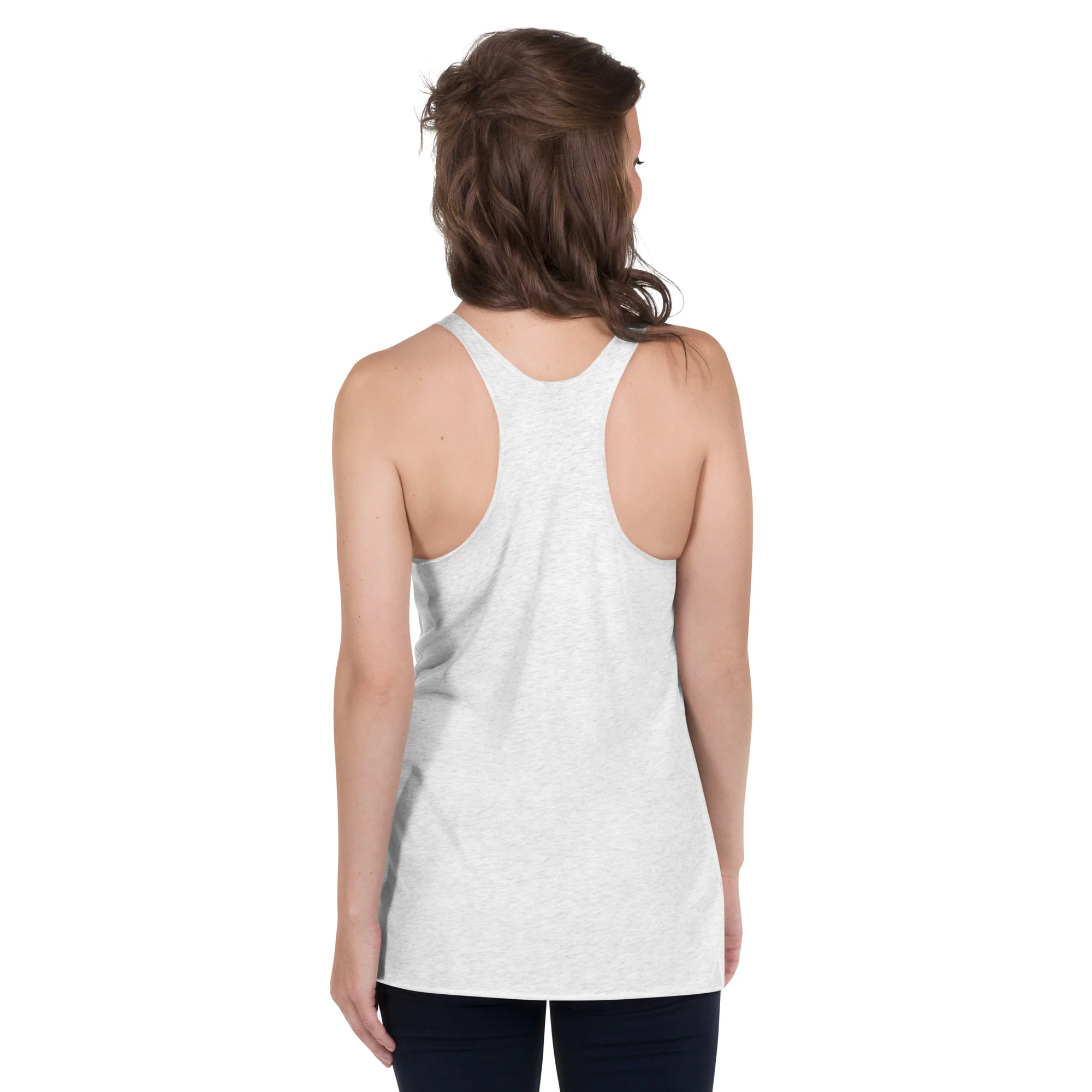 Cat On Skulls, Racerback Tank Top - Image 3