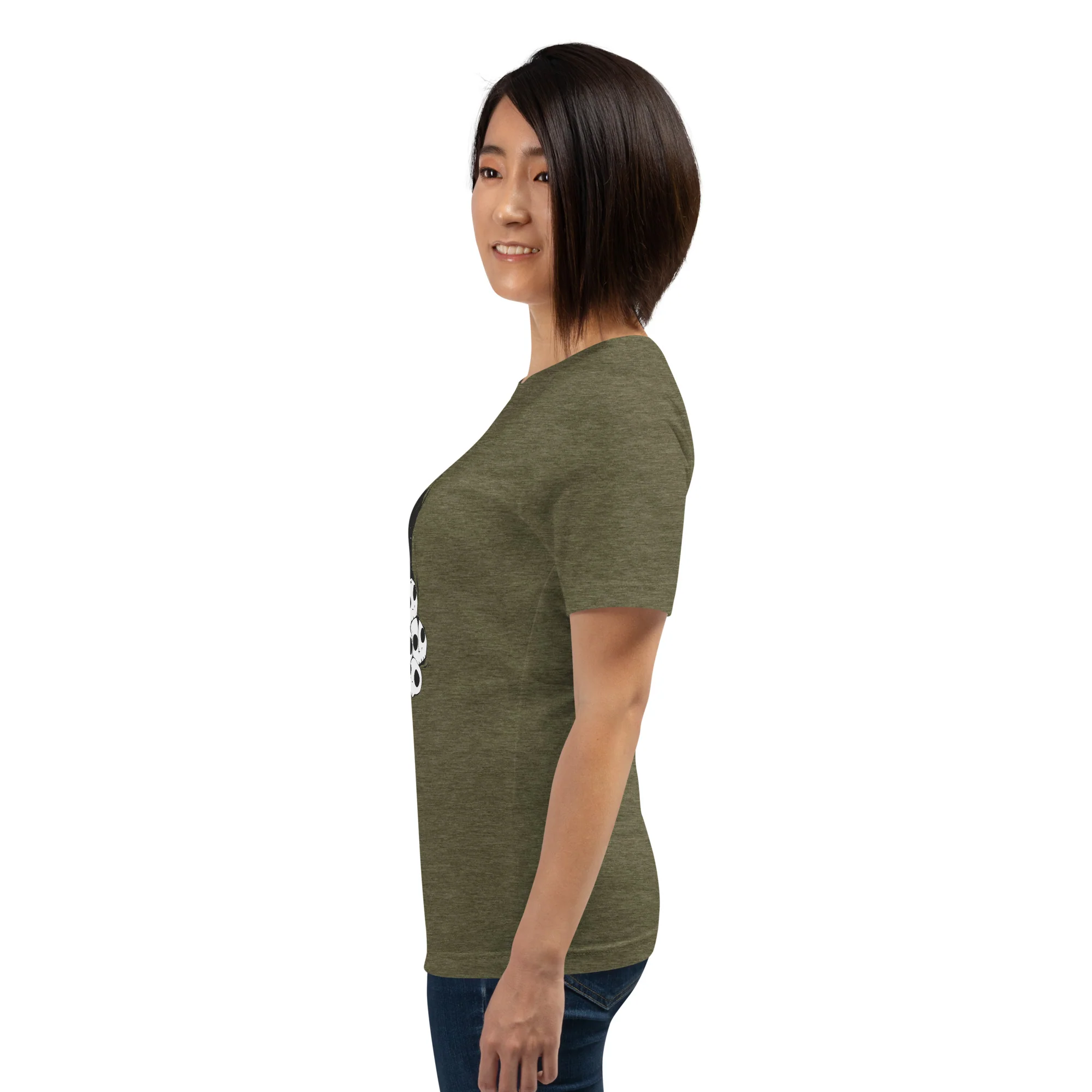 Cat On Skulls, Unisex T-Shirt - Image 6