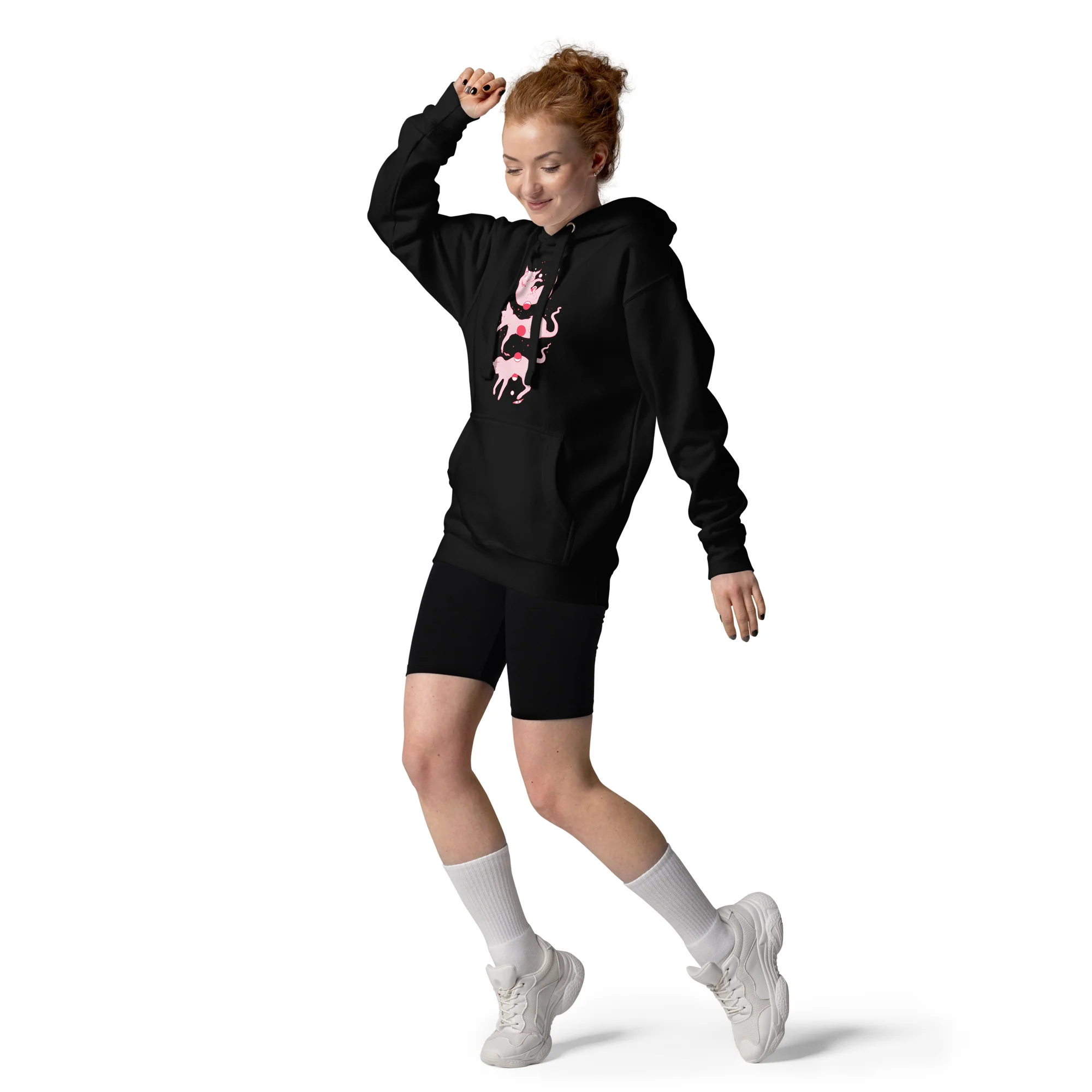 Cat Phases, Unisex Hoodie - Image 6
