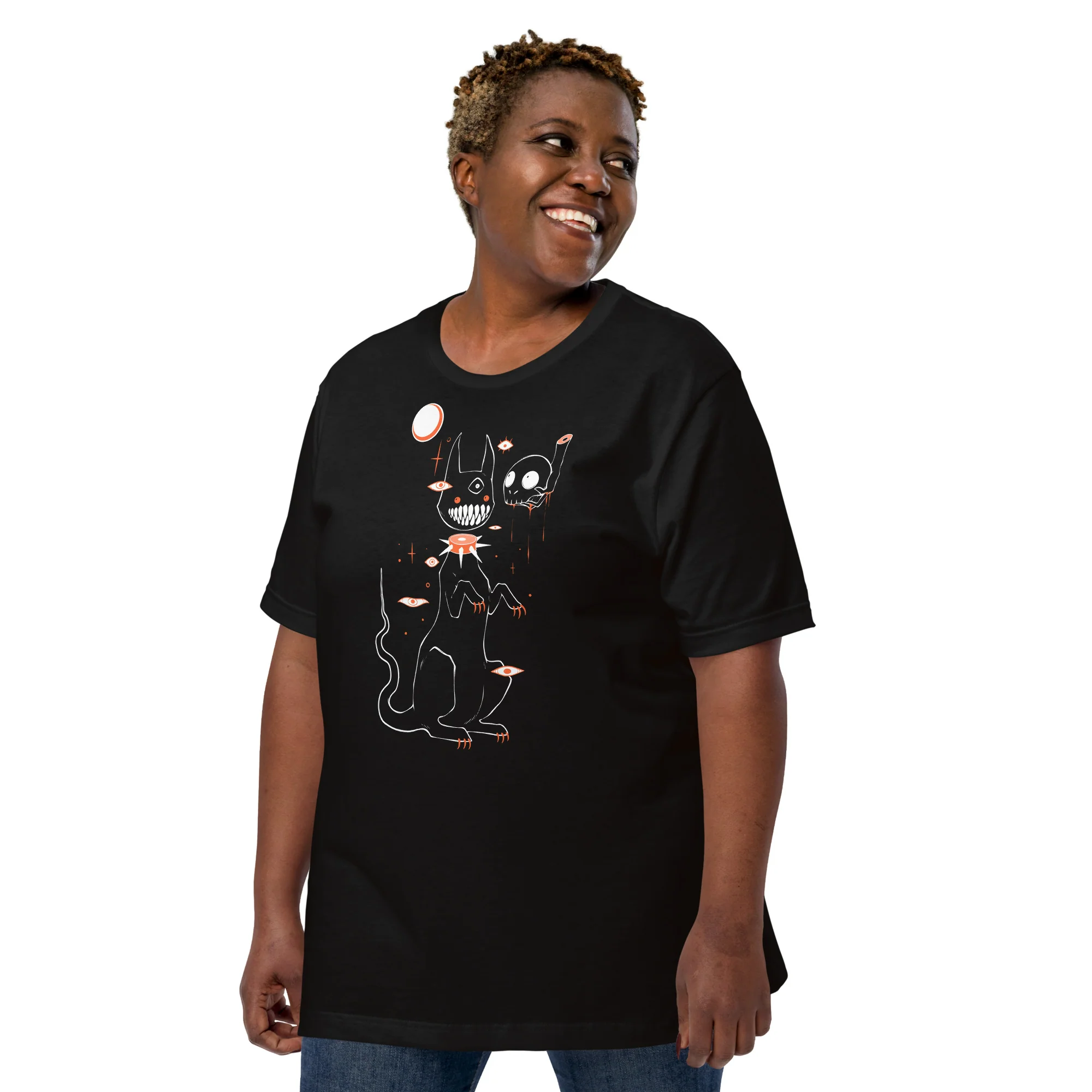 Cat Treat, Unisex T-Shirt - Image 6