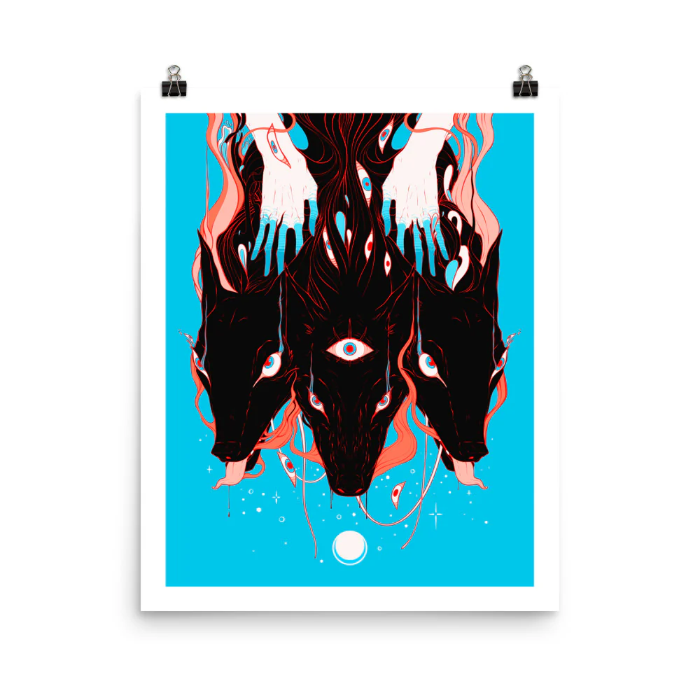 Cerberus,  Matte Art Print Poster - Image 3