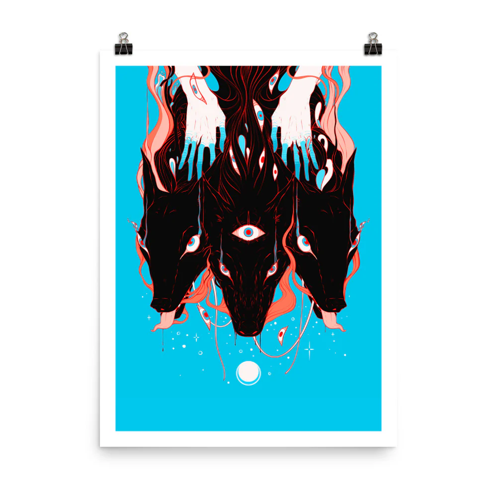 Cerberus,  Matte Art Print Poster - Image 4