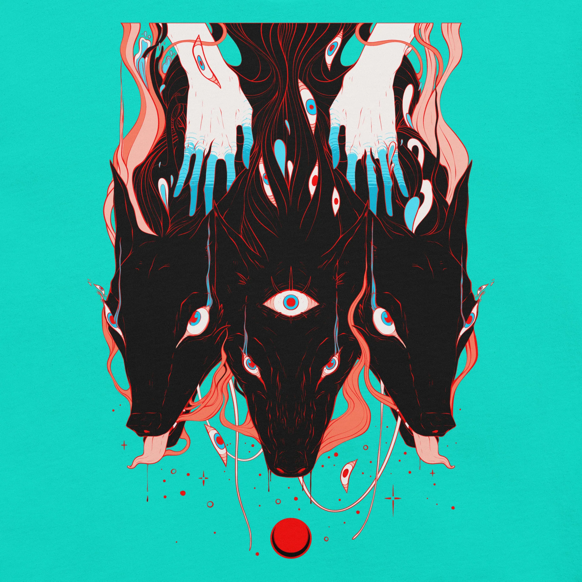 Cerberus, Unisex T-Shirt - Image 3