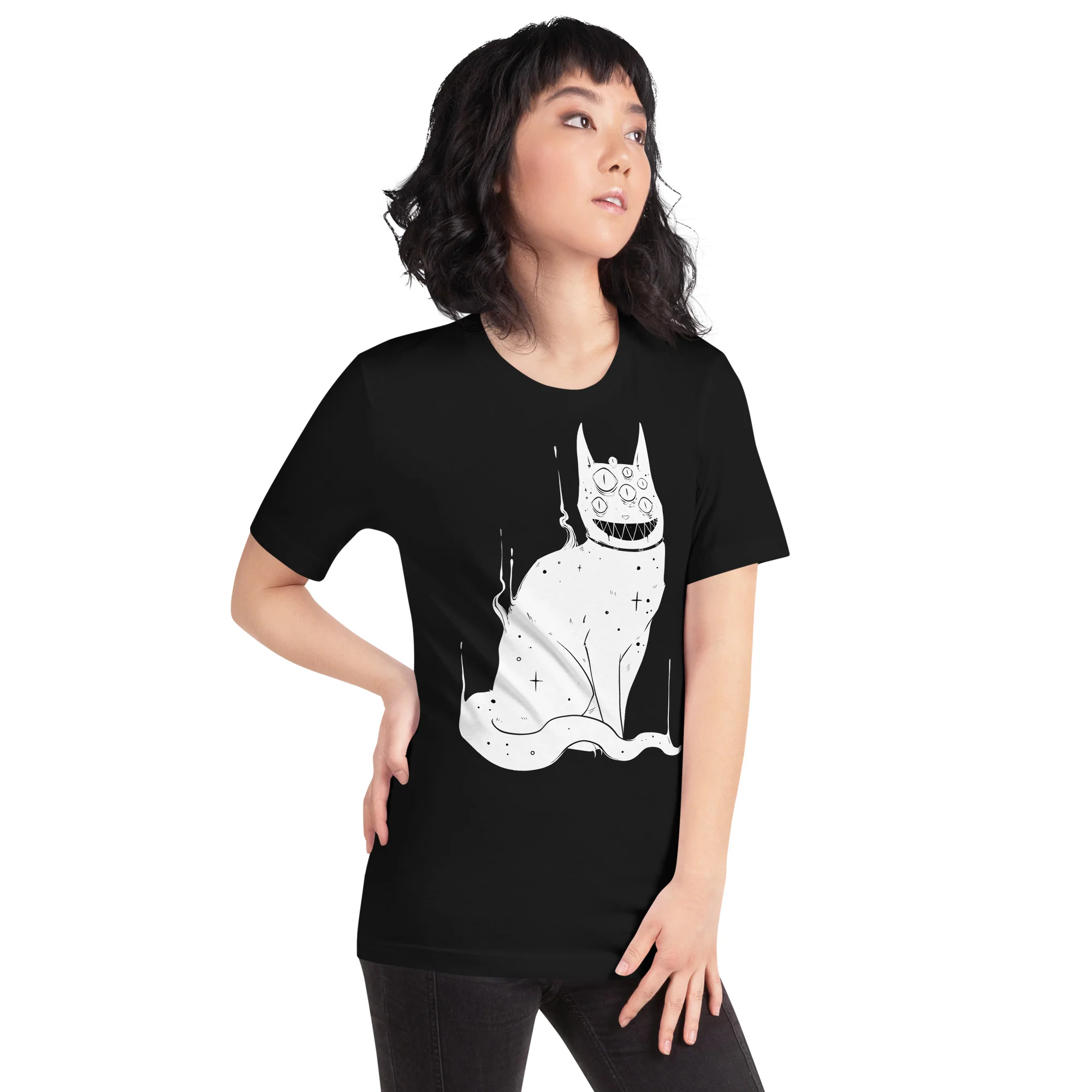 Cheshire Cat, Unisex T-Shirt - Image 4