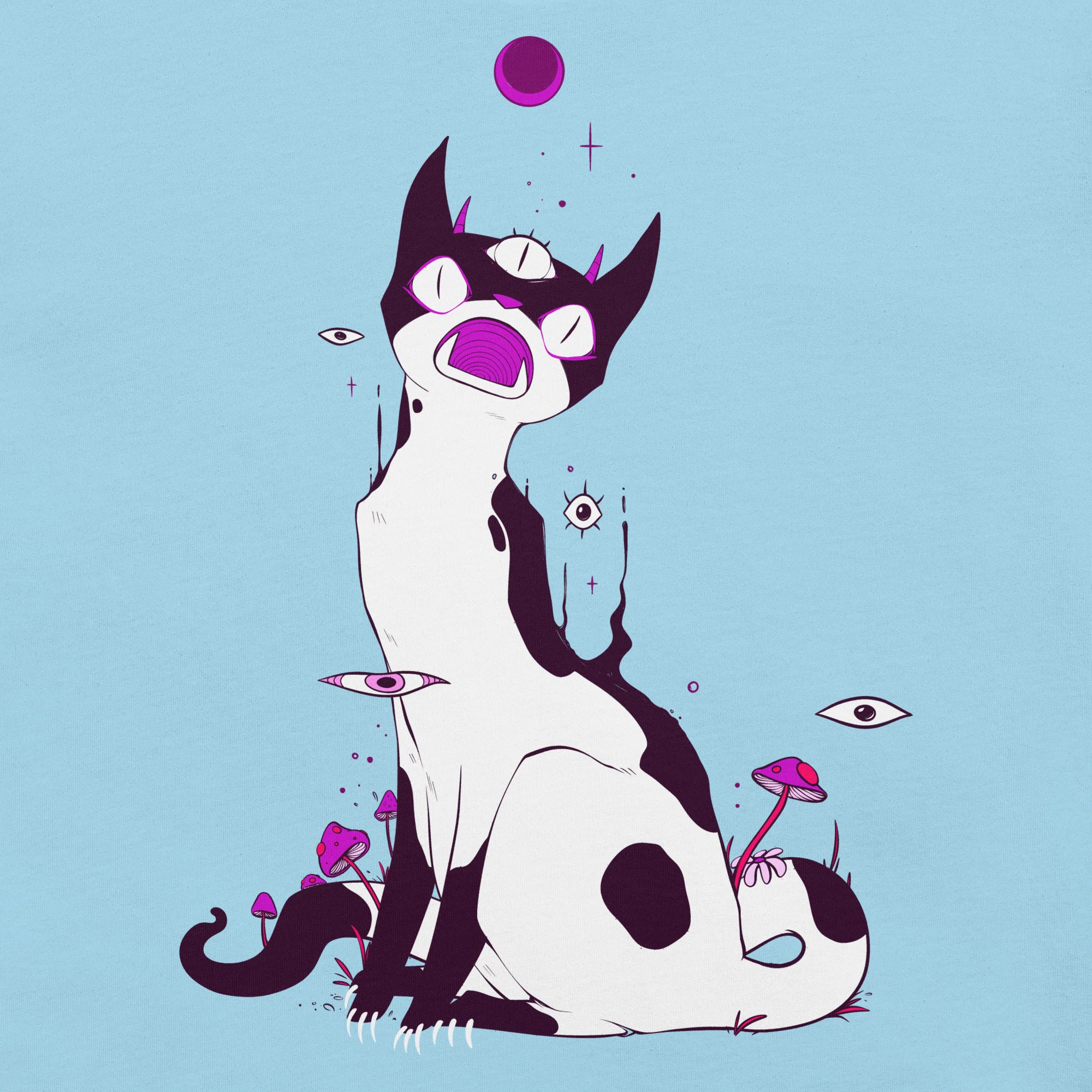 Cow Cat, Unisex T-Shirt - Image 3