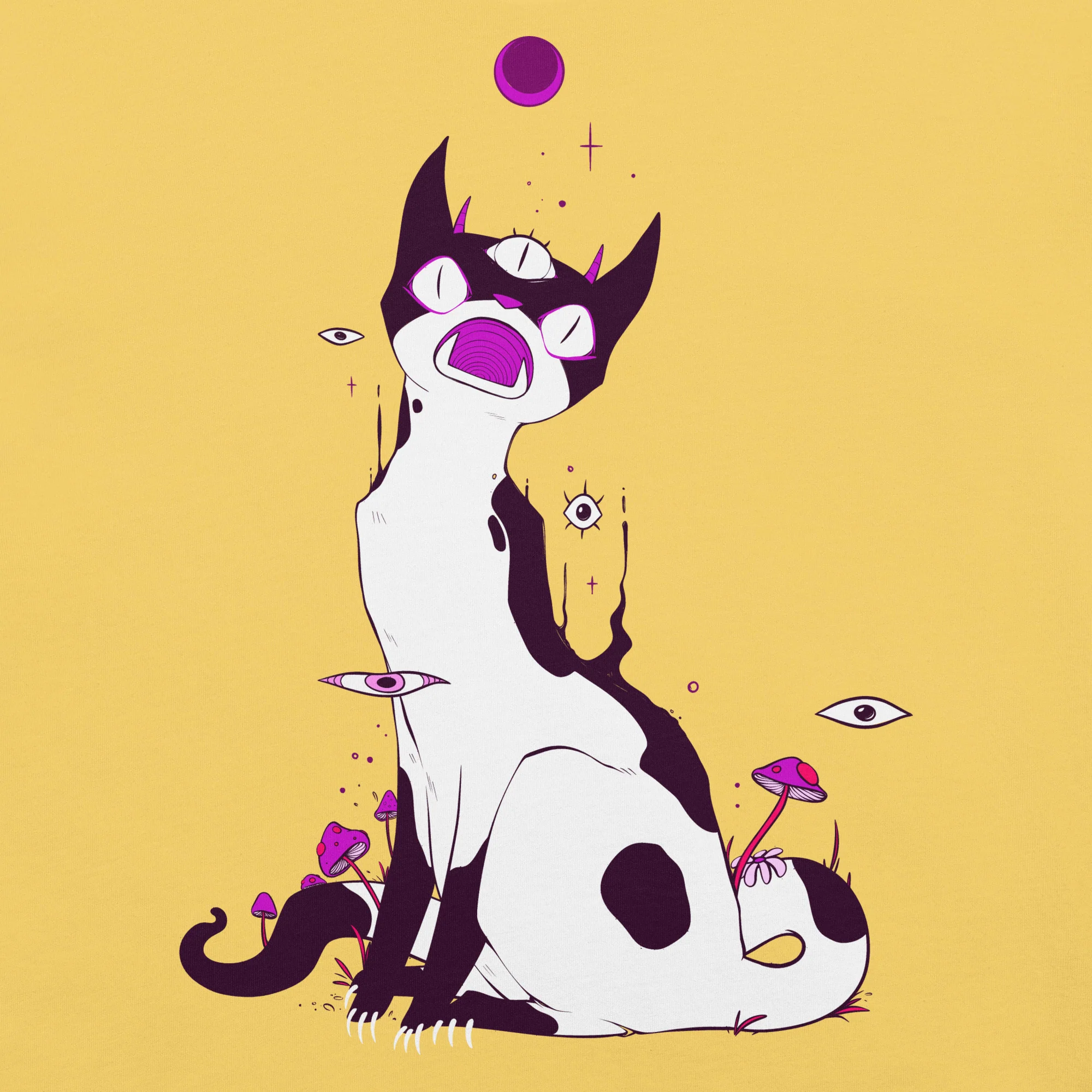 Cow Cat, Unisex T-Shirt - Image 4