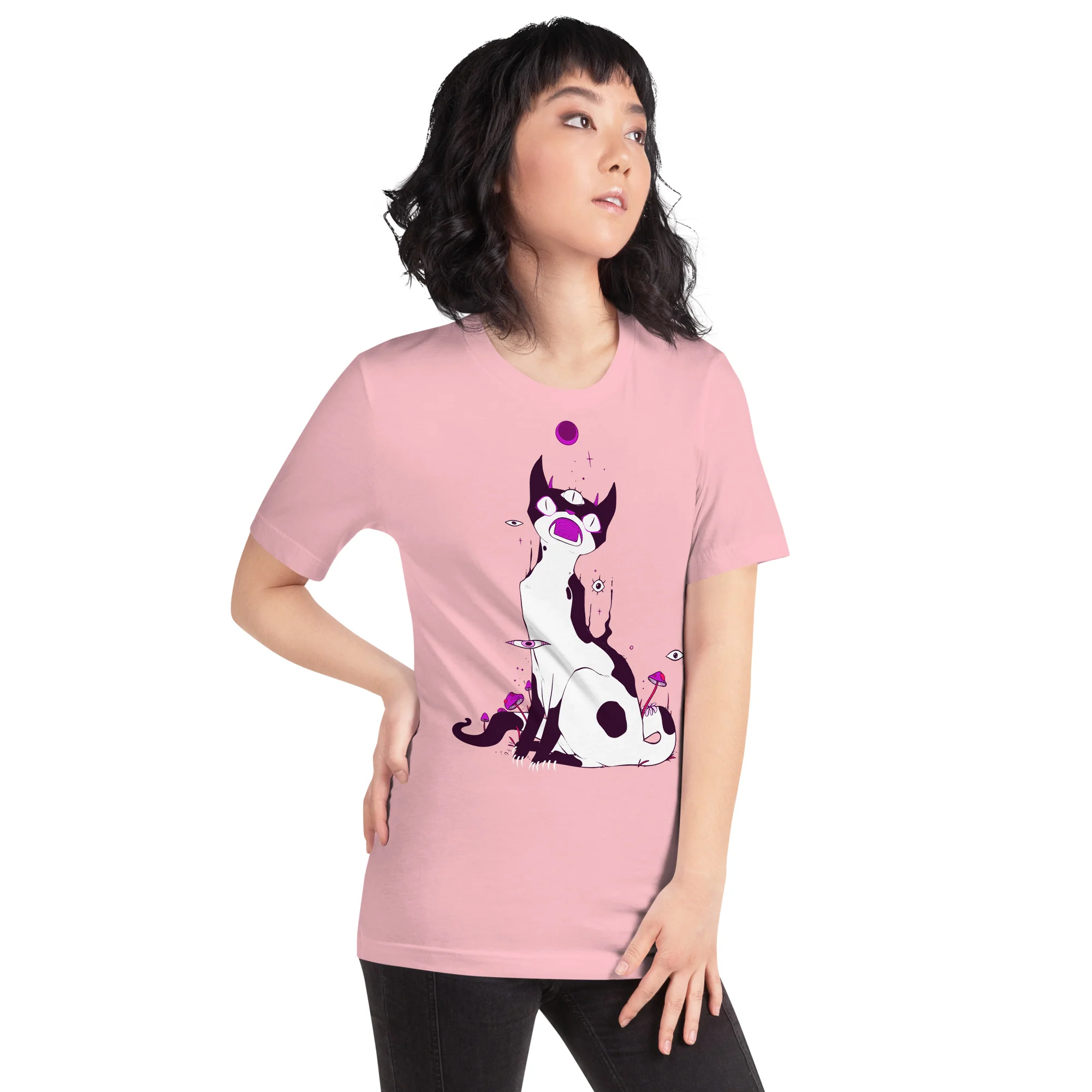 Cow Cat, Unisex T-Shirt - Image 5