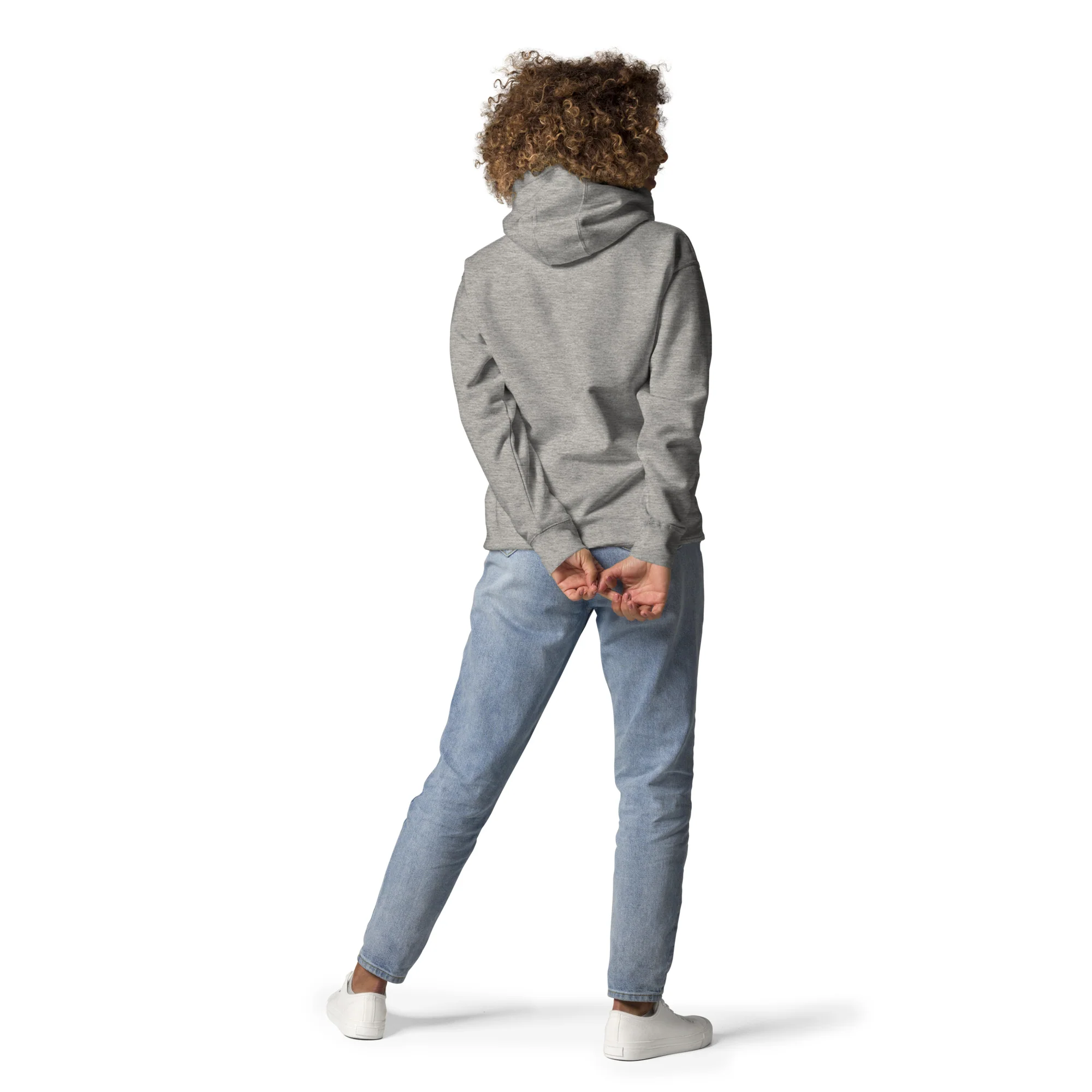 Creepy Cute Black Cat, Unisex Hoodie - Image 3