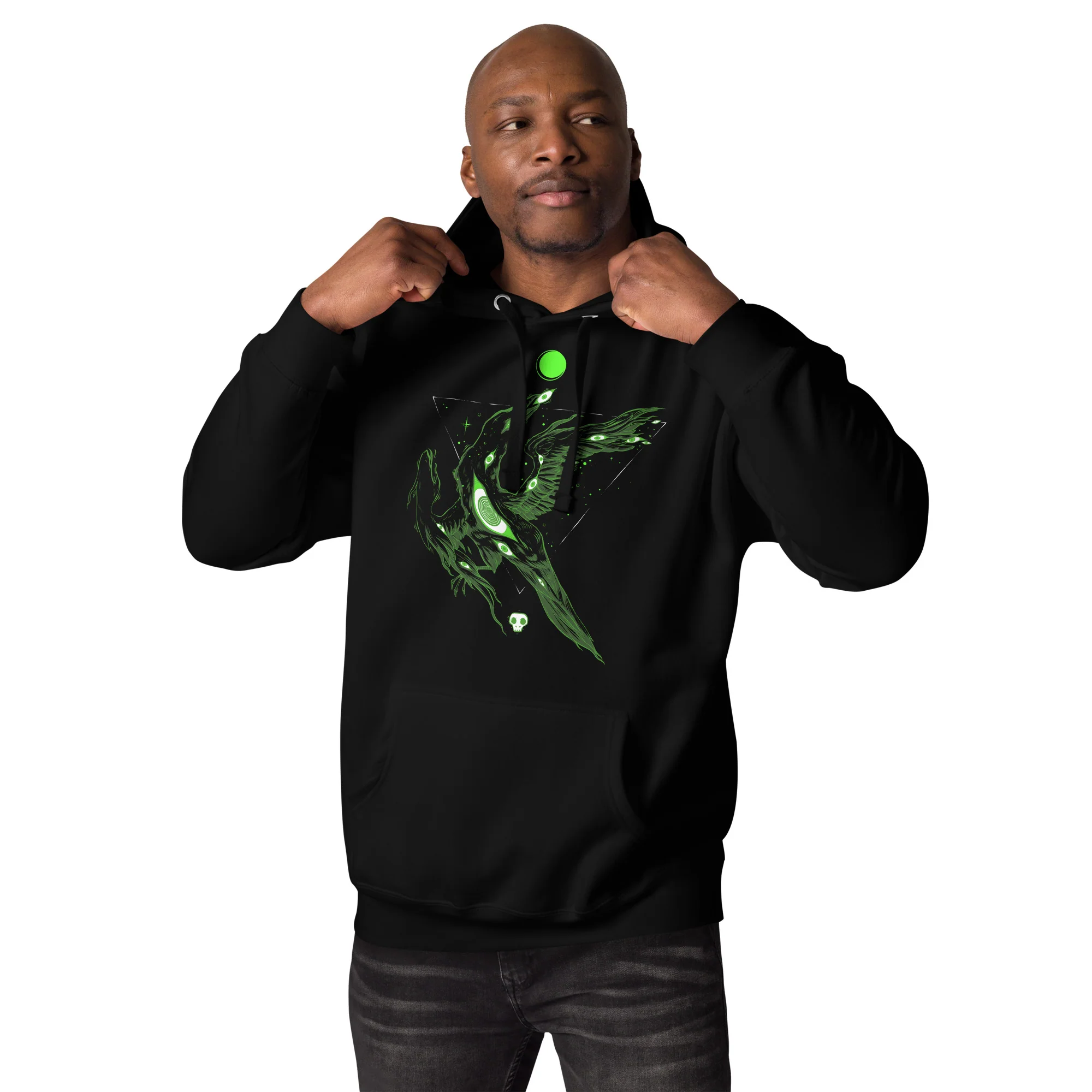 Crow Eye, Unisex Hoodie - Image 3