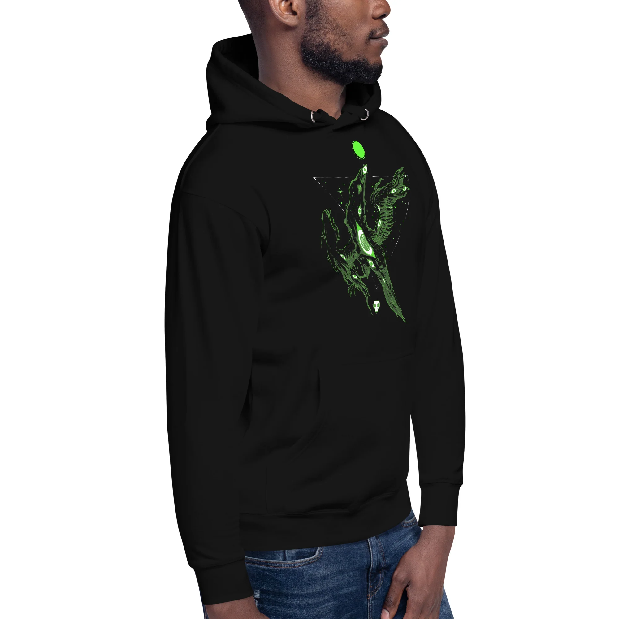Crow Eye, Unisex Hoodie - Image 7