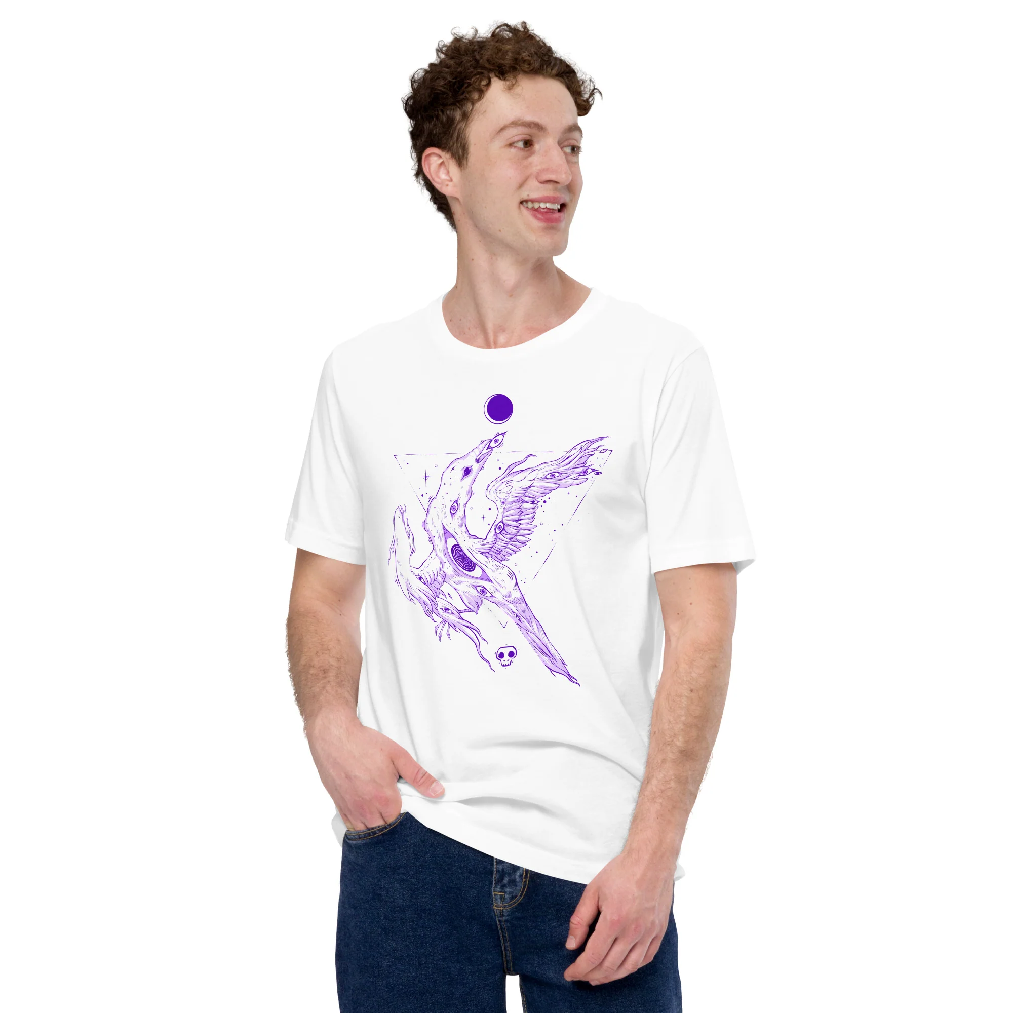Crow Eyes, Unisex T-Shirt - Image 3