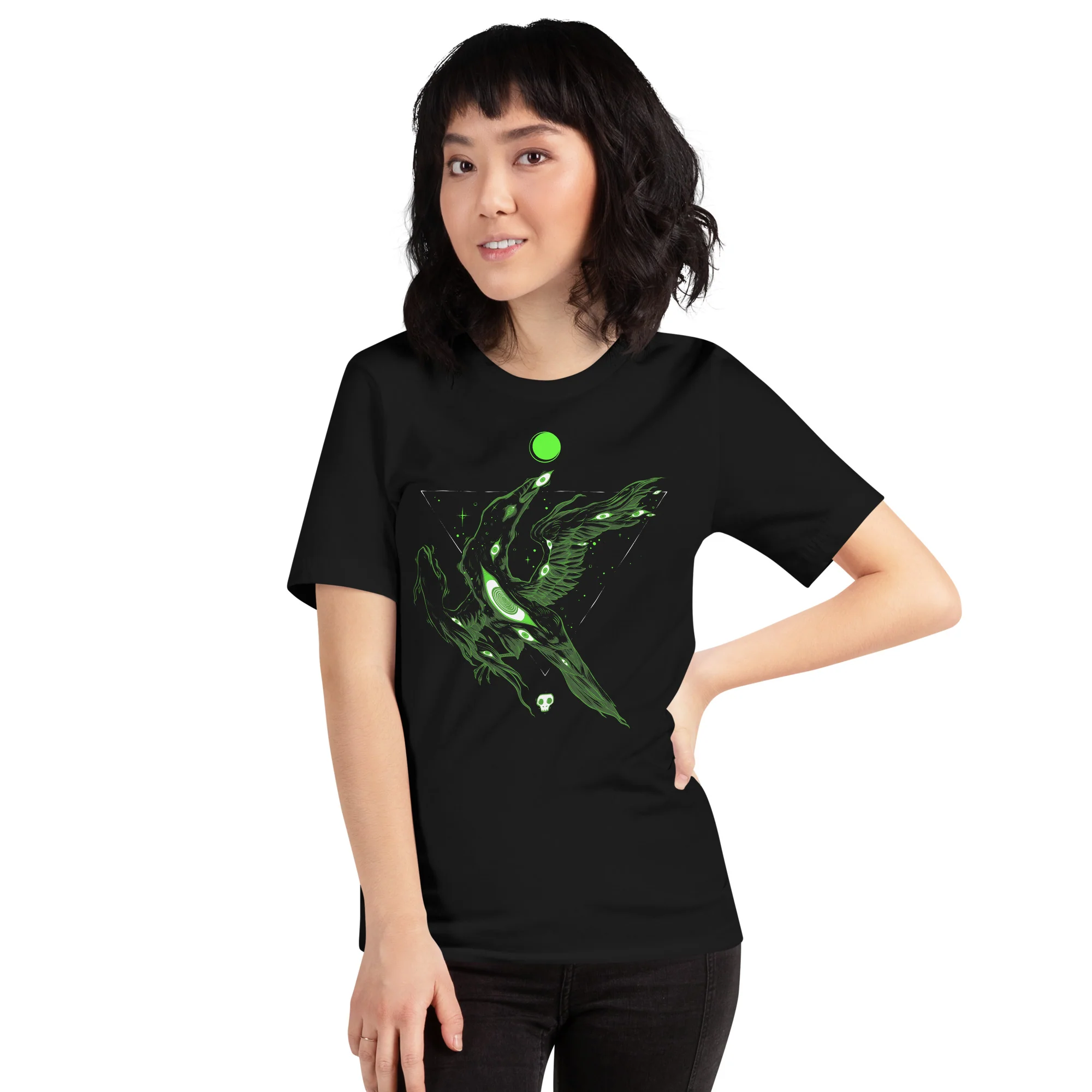 Crow Eyes, Unisex T-Shirt - Image 5
