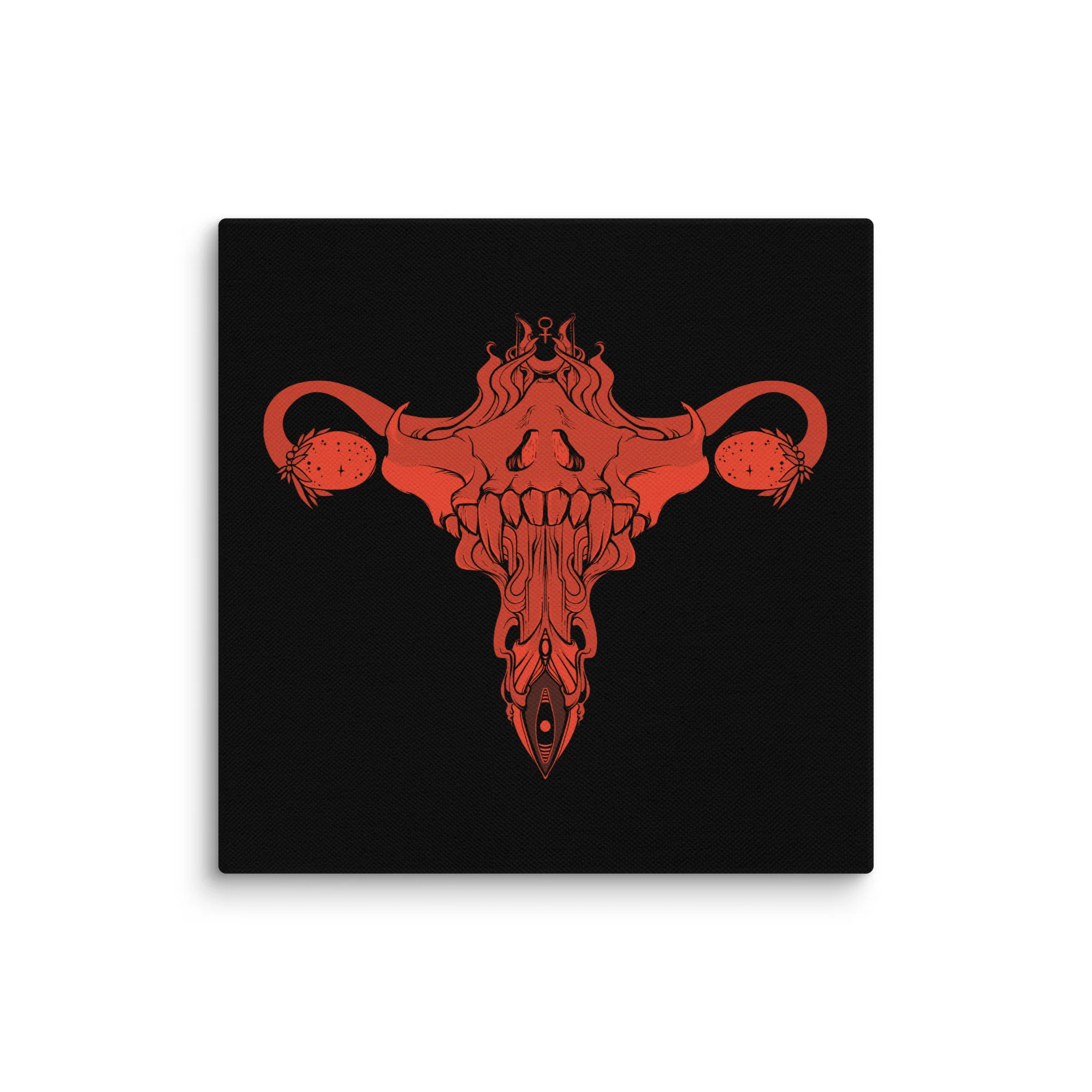 Death Metal Uterus, Canvas Print - Image 3