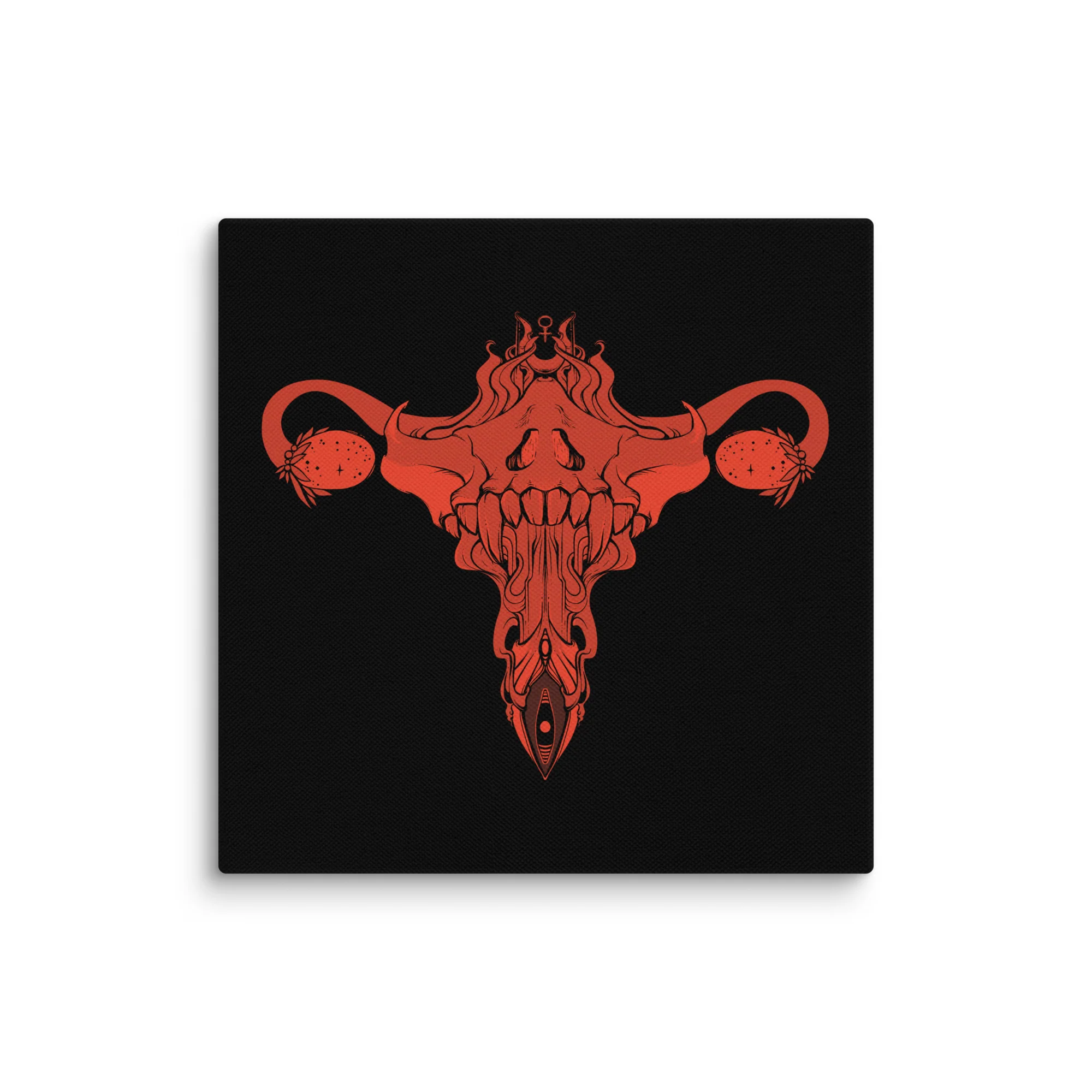 Death Metal Uterus, Canvas Print - Image 4