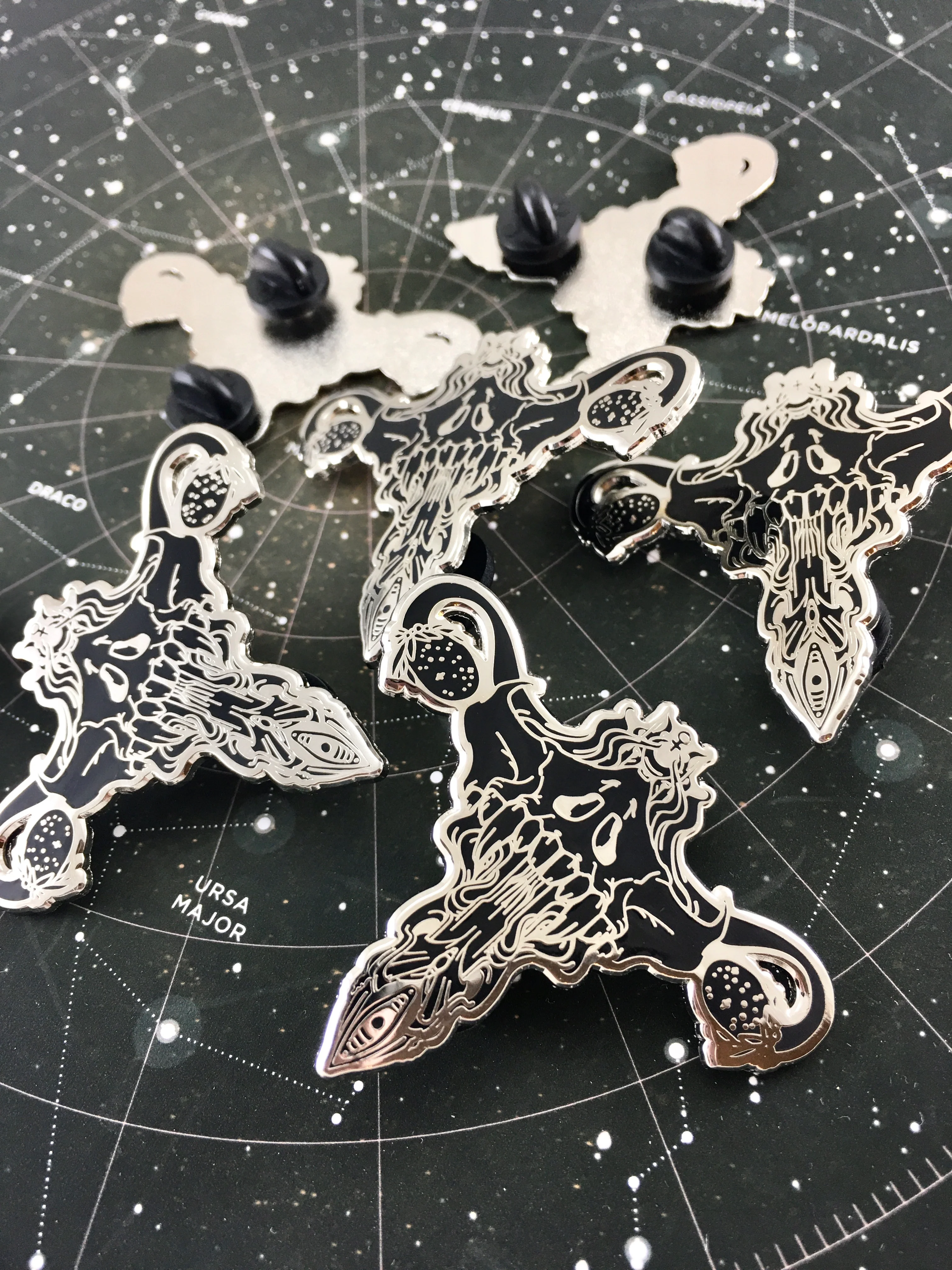 Death Metal Uterus, Enamel Pin - Image 5