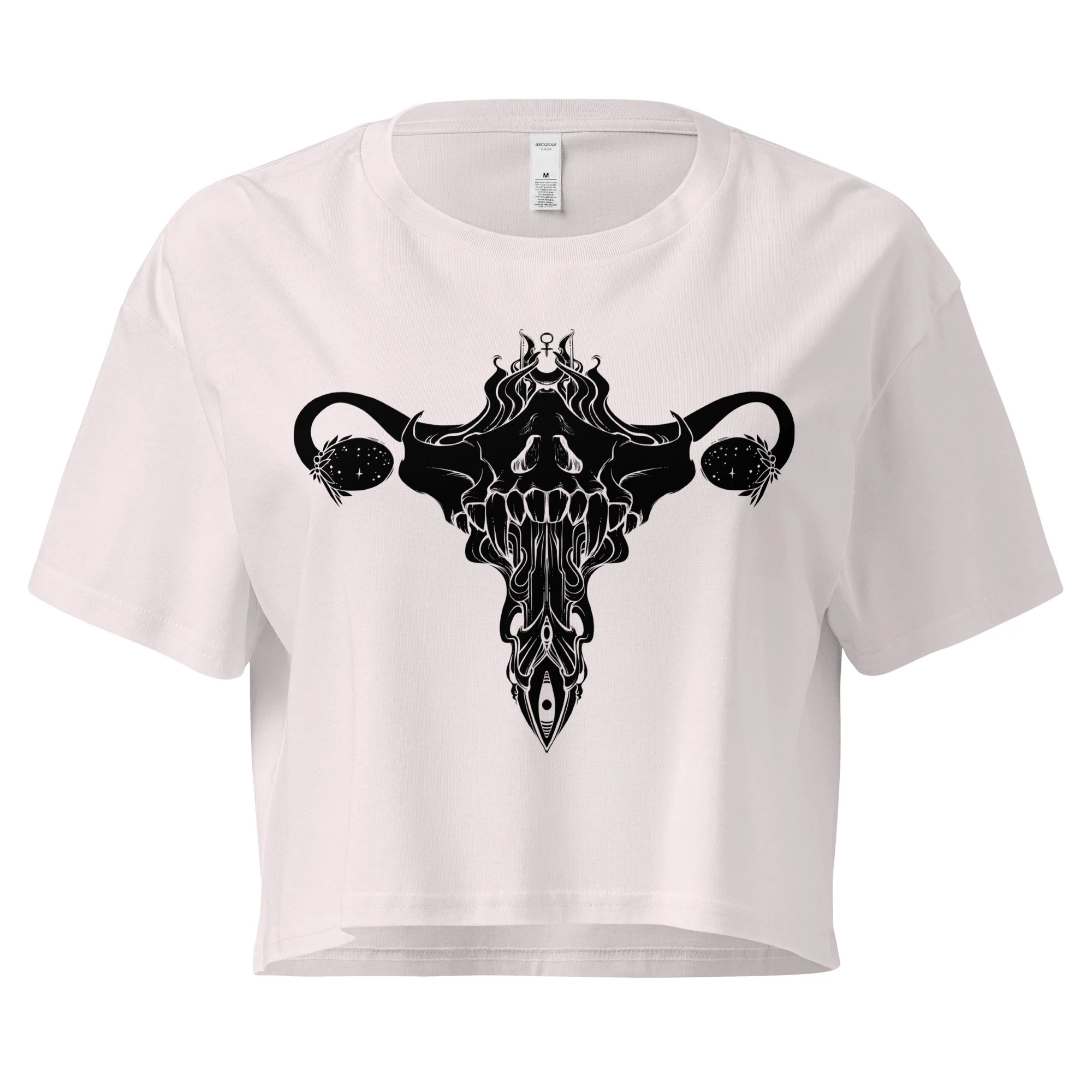 Death Metal Uterus, Relaxed Crop Top