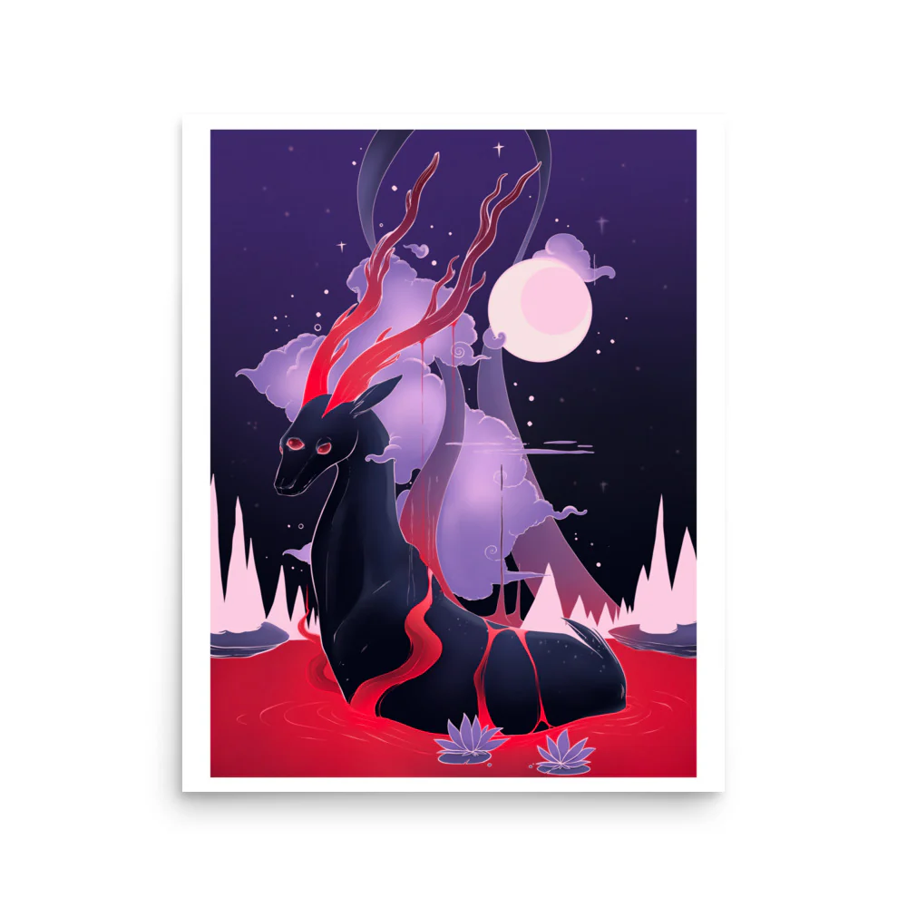 Deer, Matte Art Print Poster - Image 5