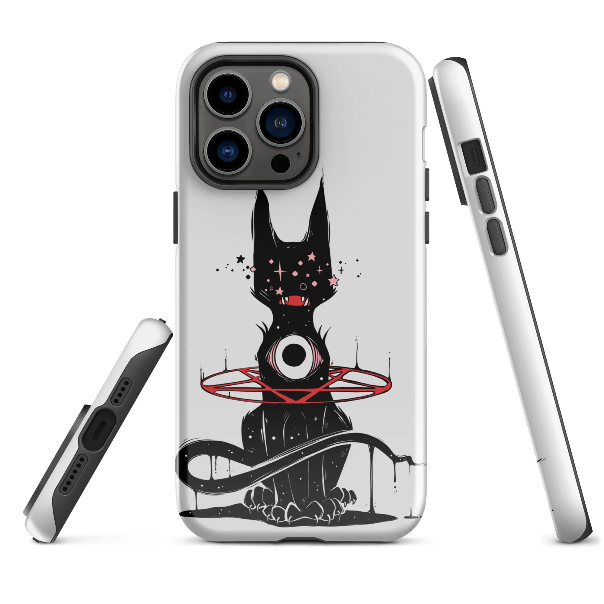 Demon Cat, Tough Case For iPhone® - Image 3