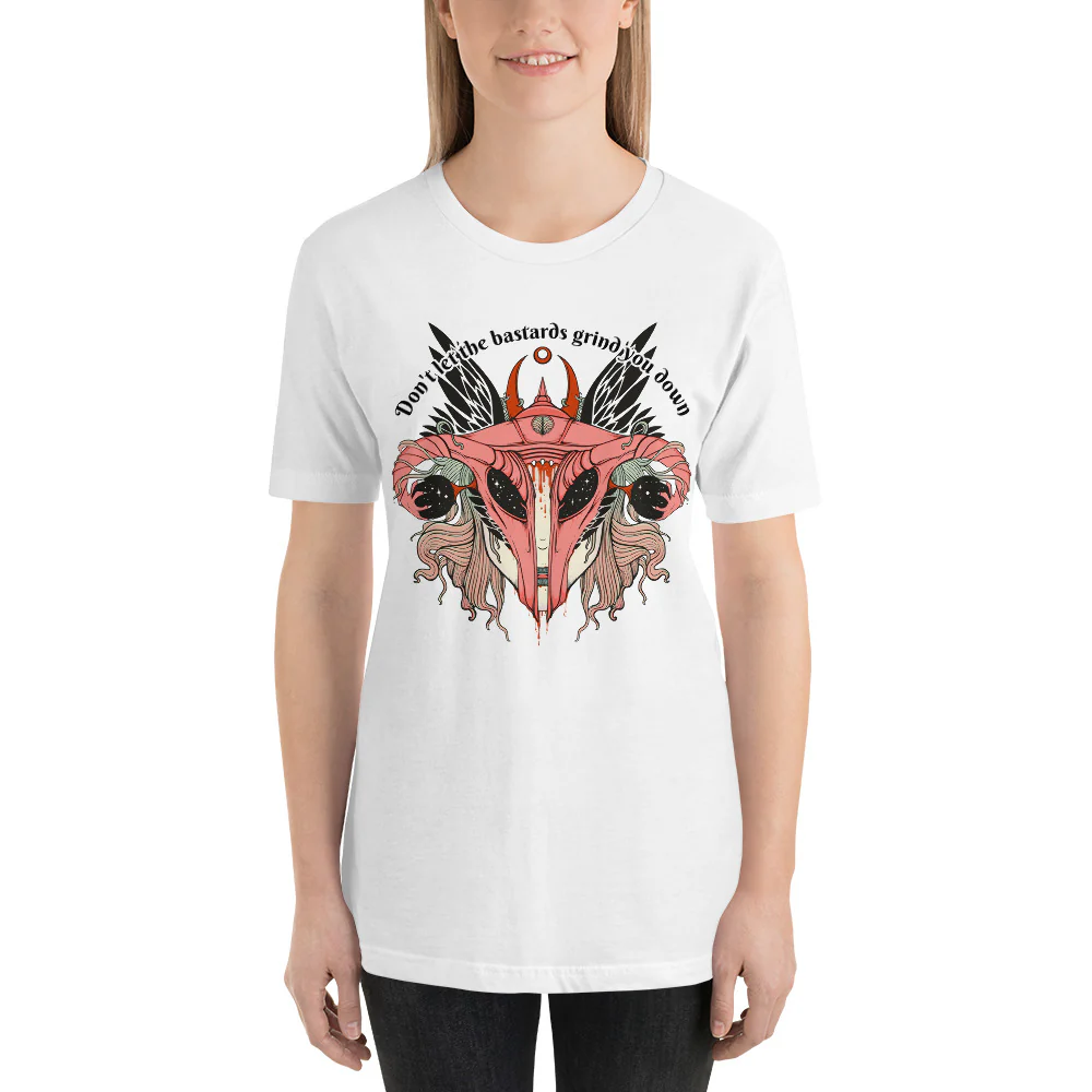 Don't Let Them Grind You Down, Unisex T-Shirt - Image 2