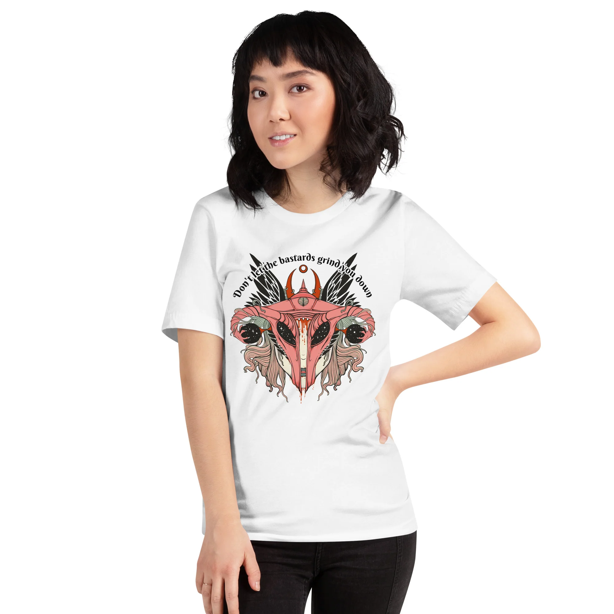 Don't Let Them Grind You Down, Unisex T-Shirt - Image 3