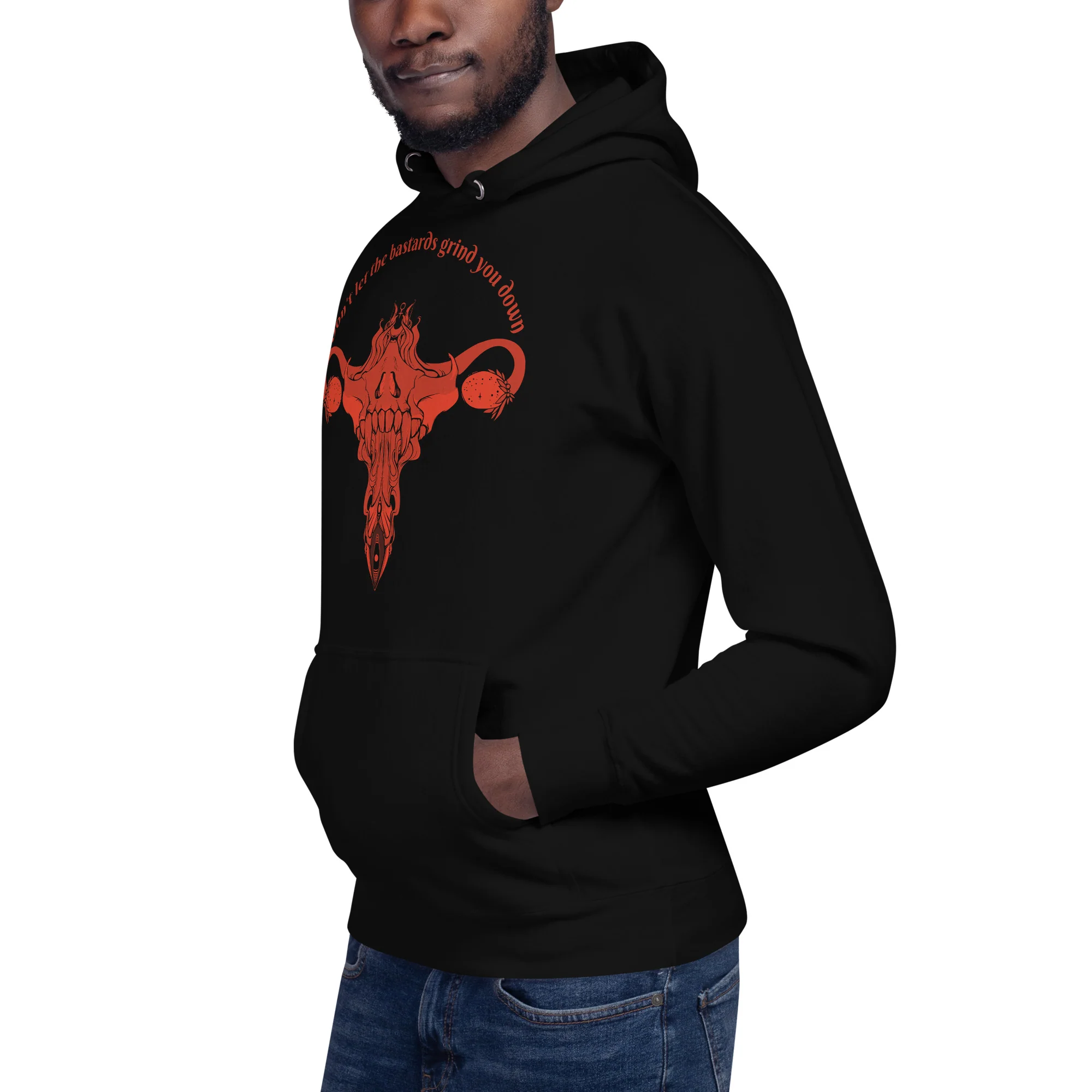 Don't Let Them Grind You Down, Unisex Hoodie - Image 5
