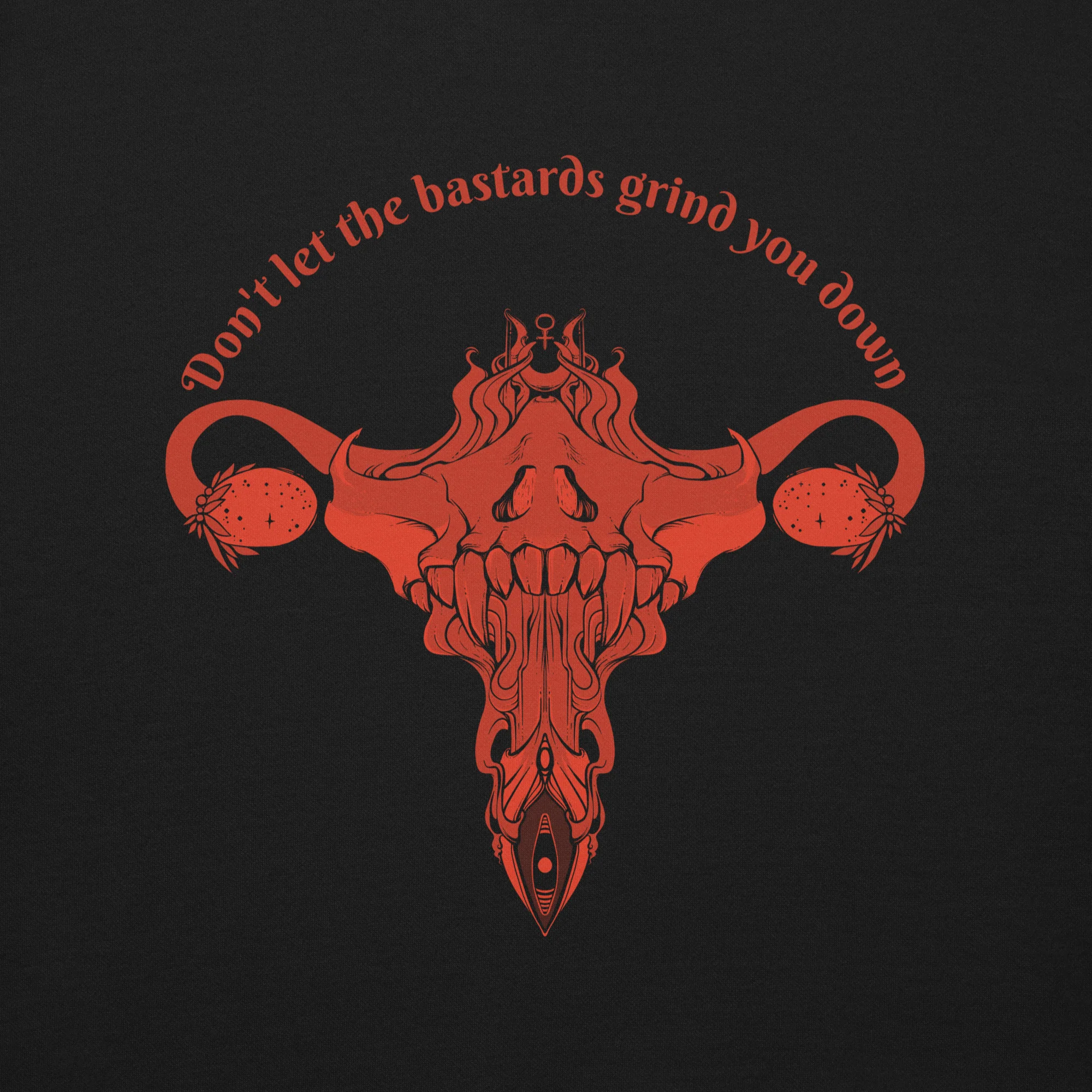 Don't Let Them Grind You Down, Premium Unisex Sweatshirt - Image 2
