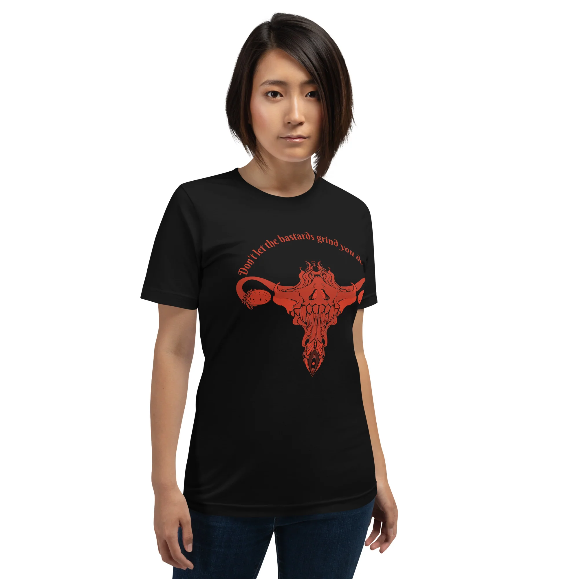 Don't Let Them Grind You Down, Unisex T-Shirt - Image 3