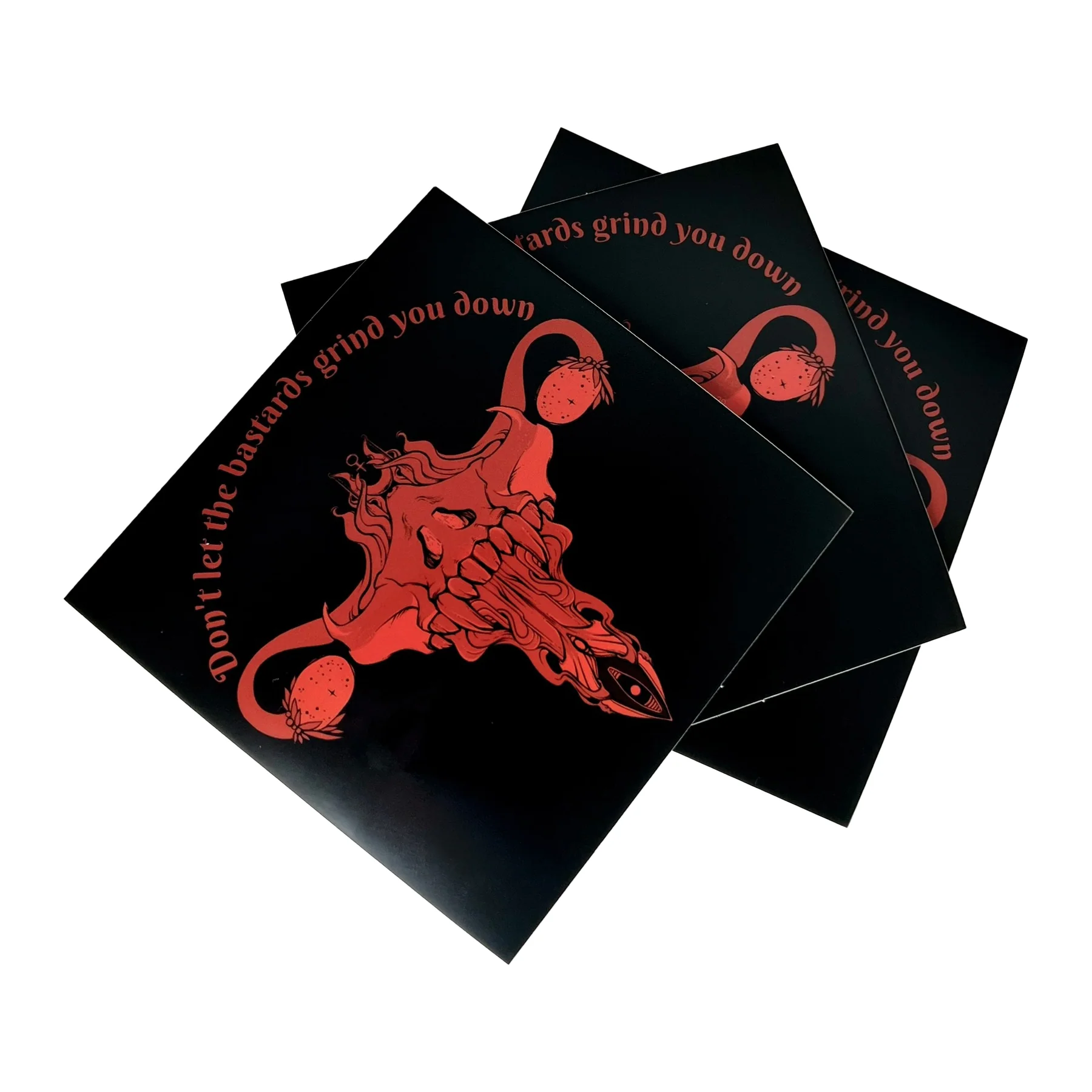 Don't Let Them Grind You Down, Vinyl Sticker - Image 2