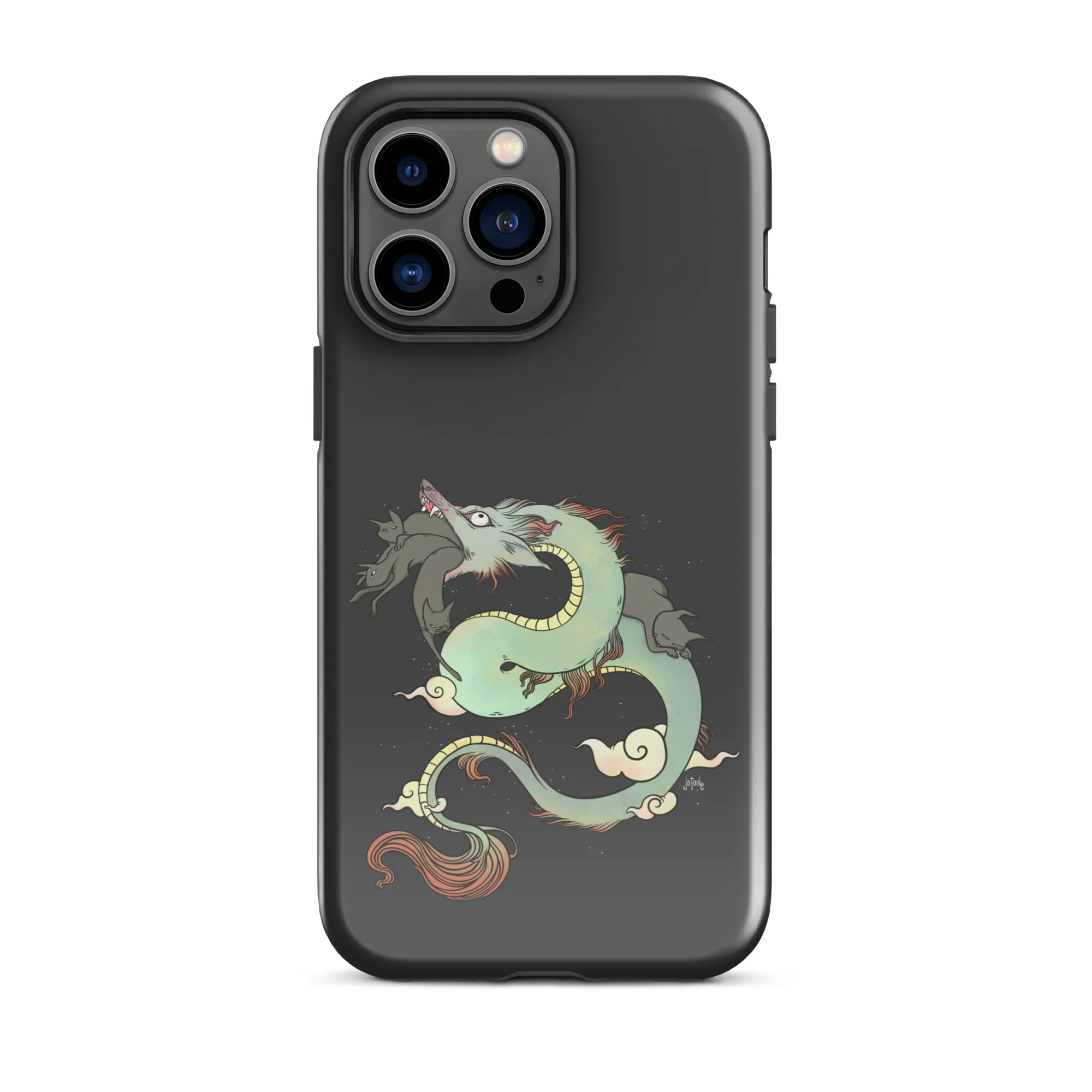 Dragon And Cats, Tough Case for iPhone® - Image 16