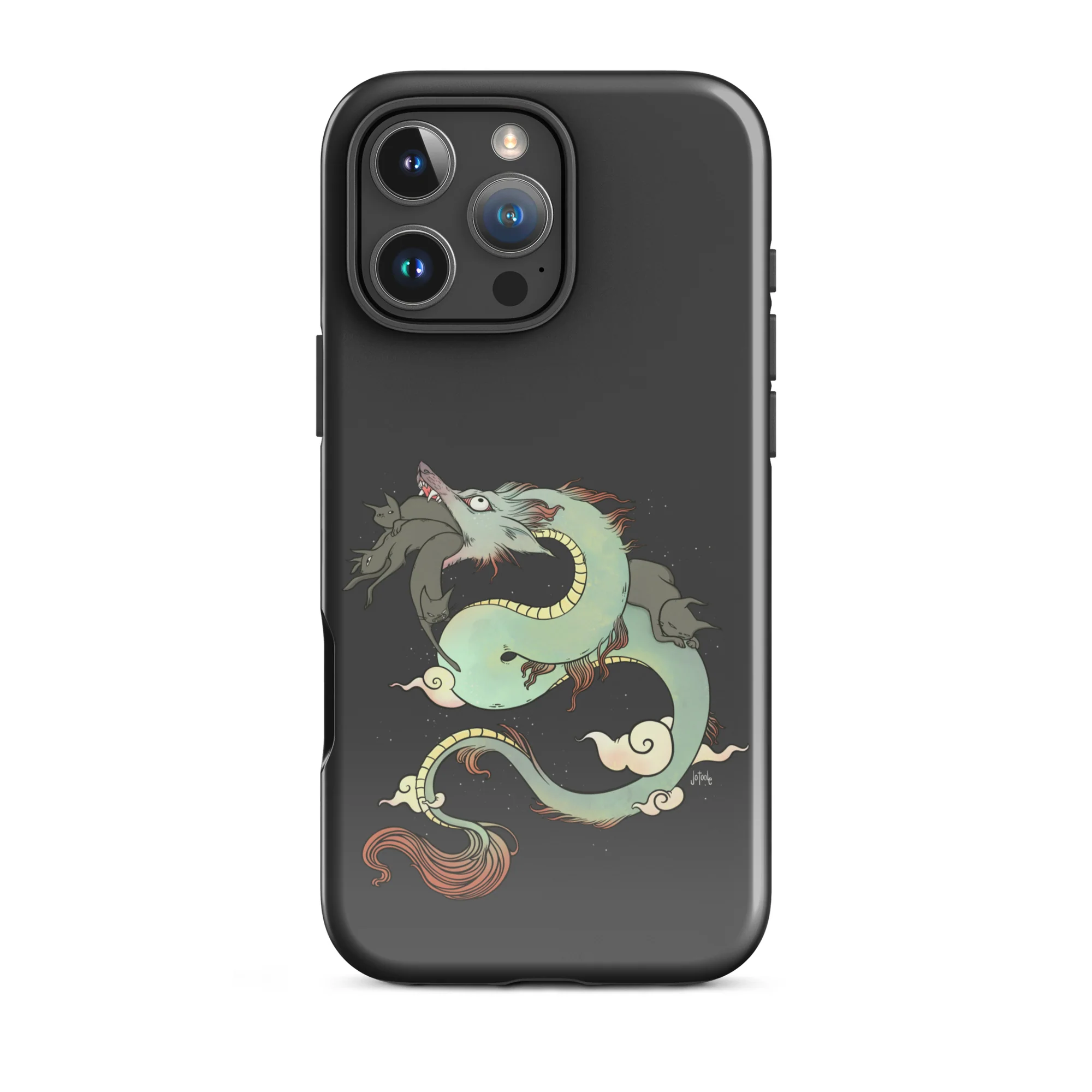 Dragon And Cats, Tough Case for iPhone® - Image 20