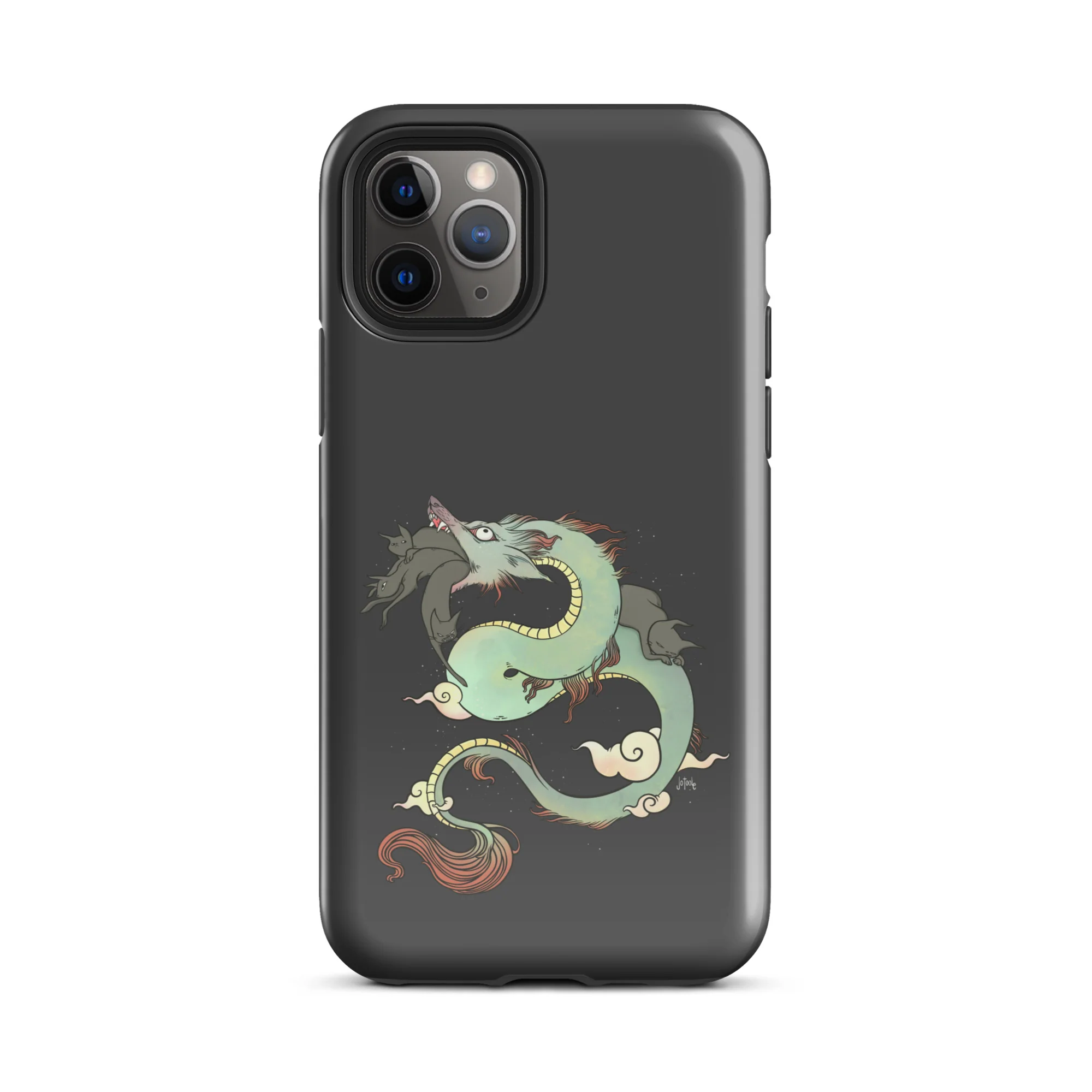Dragon And Cats, Tough Case for iPhone® - Image 3