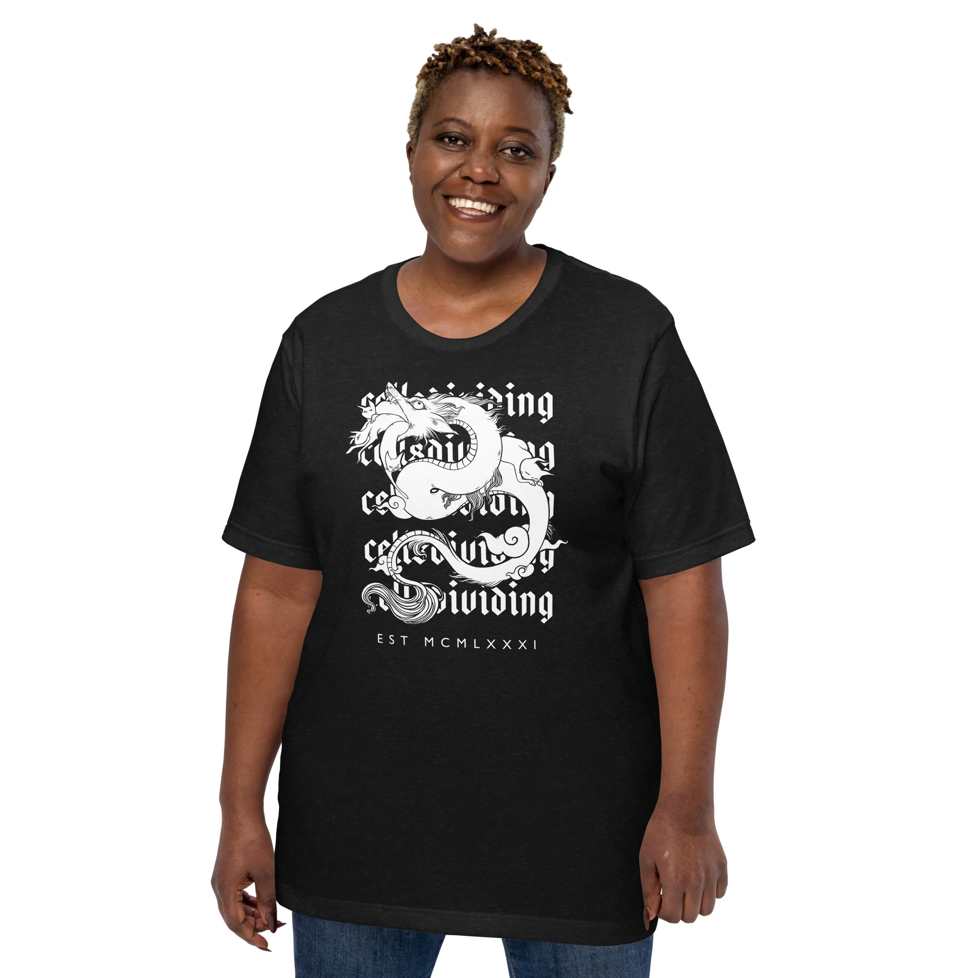 Dragon With Cats, Unisex T-Shirt - Image 3