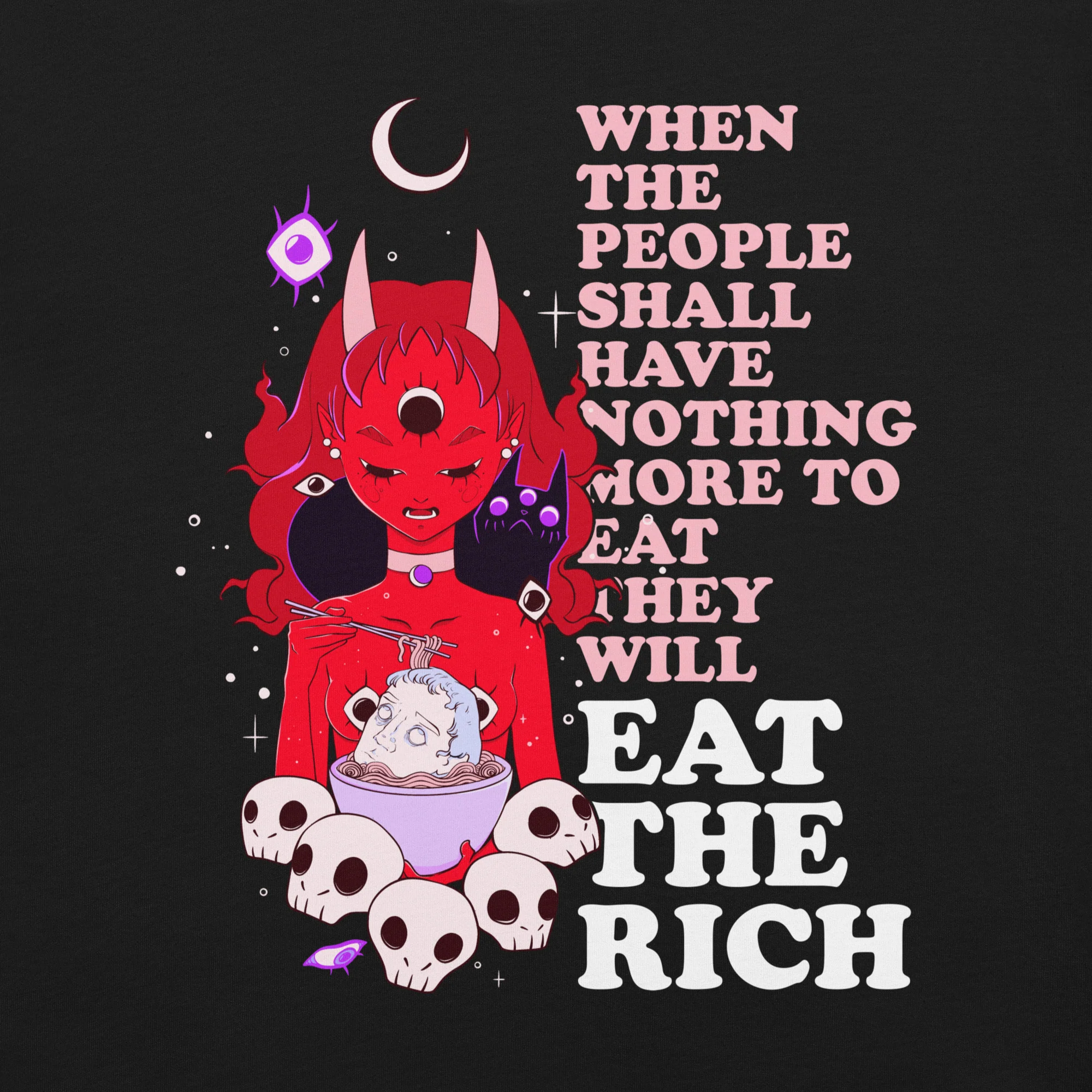 Eat The Rich, Unisex T-Shirt - Image 2