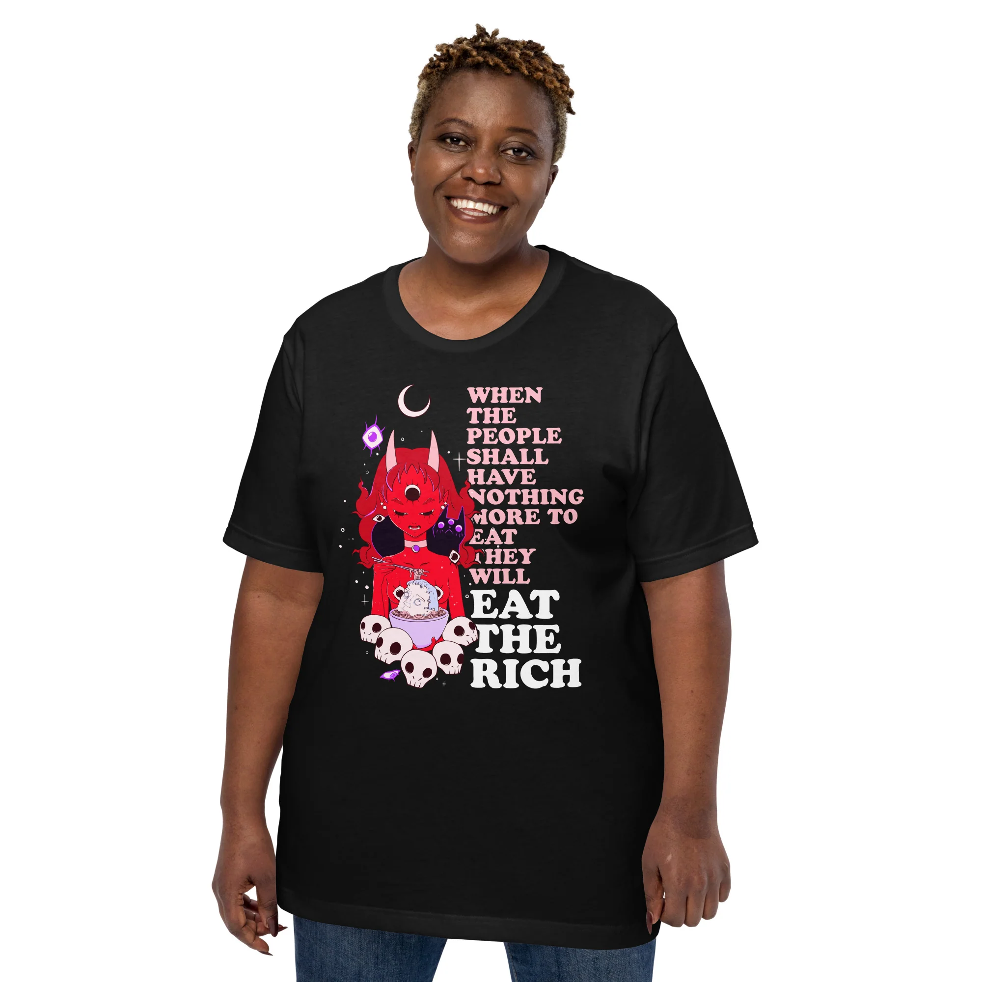 Eat The Rich, Unisex T-Shirt - Image 5