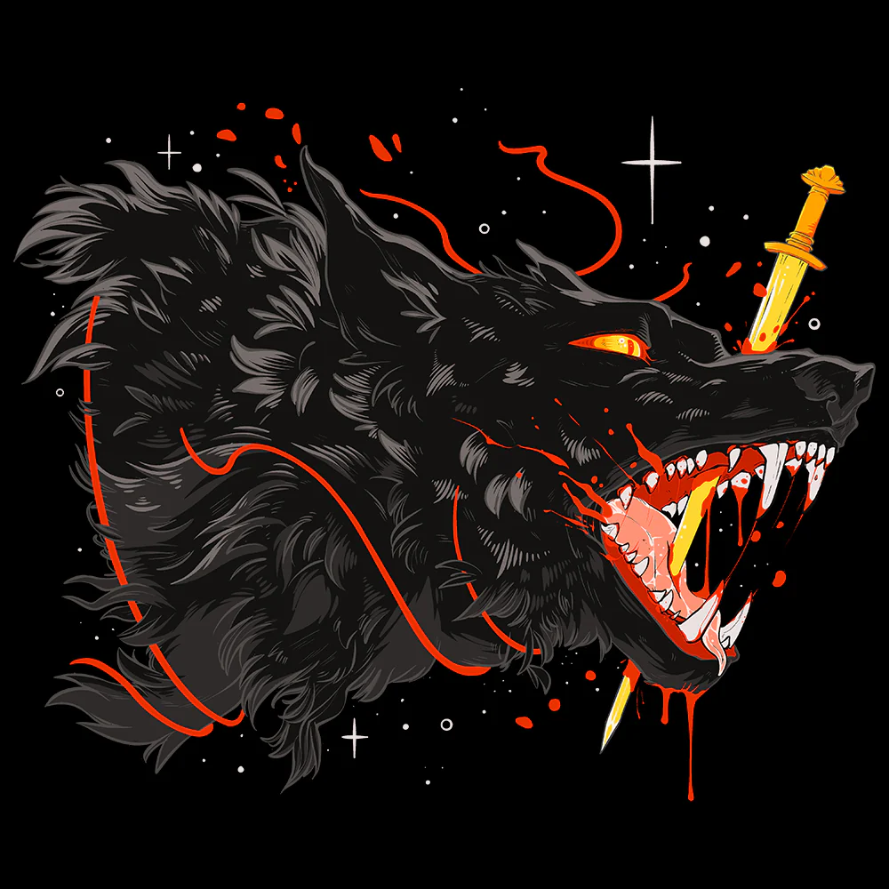 Fenrir, Matte Art Print Poster
