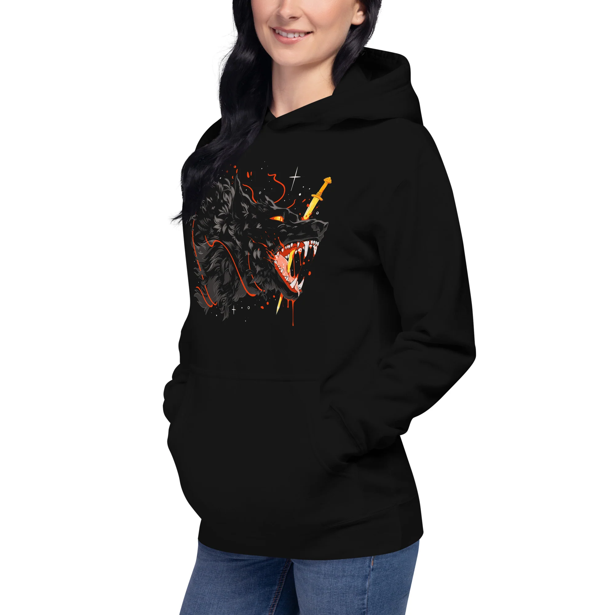 Fenrir, Unisex Hoodie - Image 4