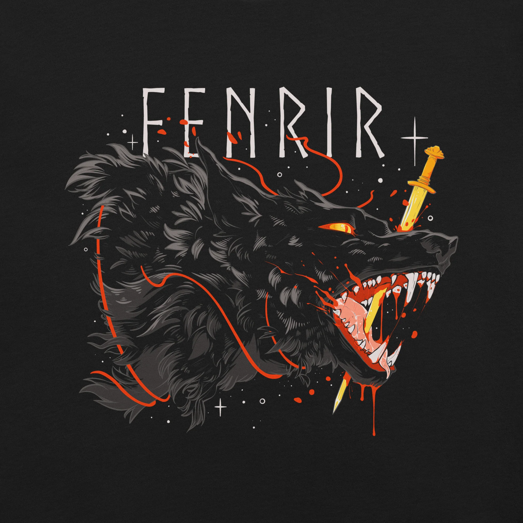 Fenrir, Unisex T-Shirt - Image 2