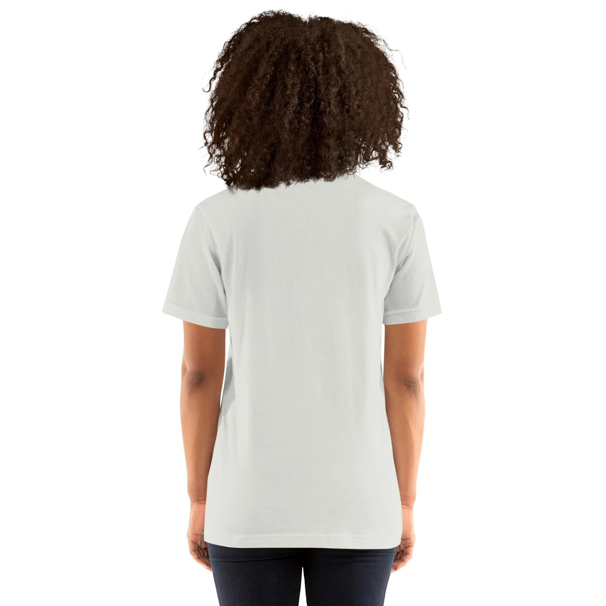 Black Cat, Unisex T-Shirt, Gray - Image 10