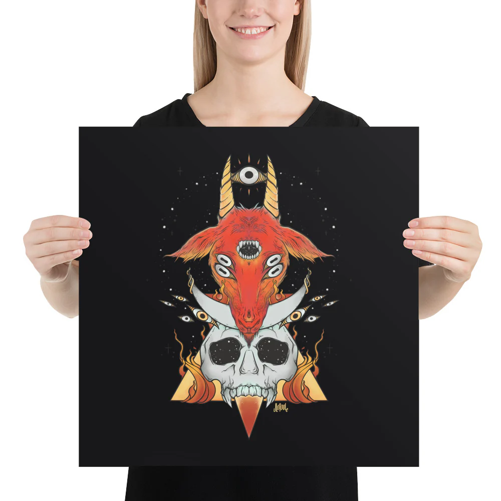 Goat, Matte Art Print Poster - Image 10