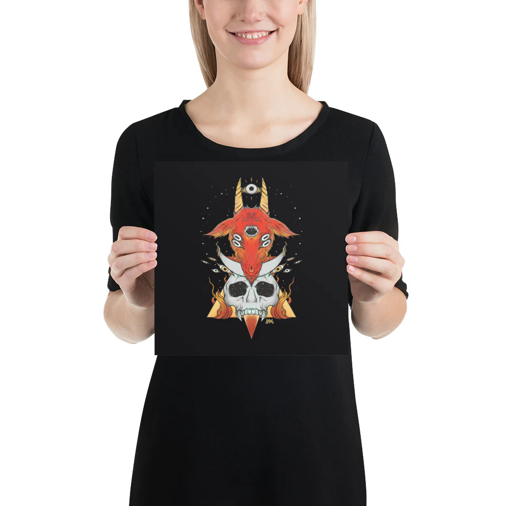 Goat, Matte Art Print Poster - Image 3