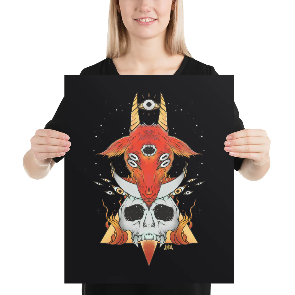 Goat, Matte Art Print Poster - Image 9