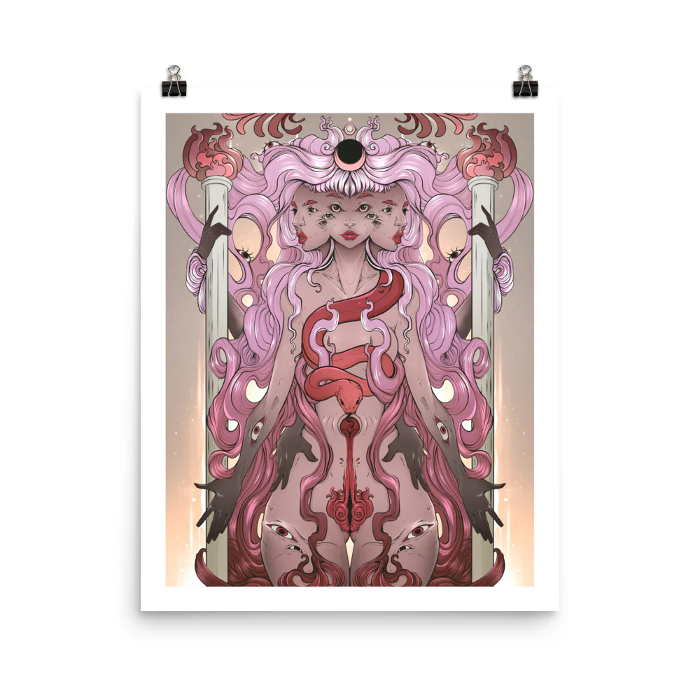 Hecate, Matte Art Print Poster - Image 3