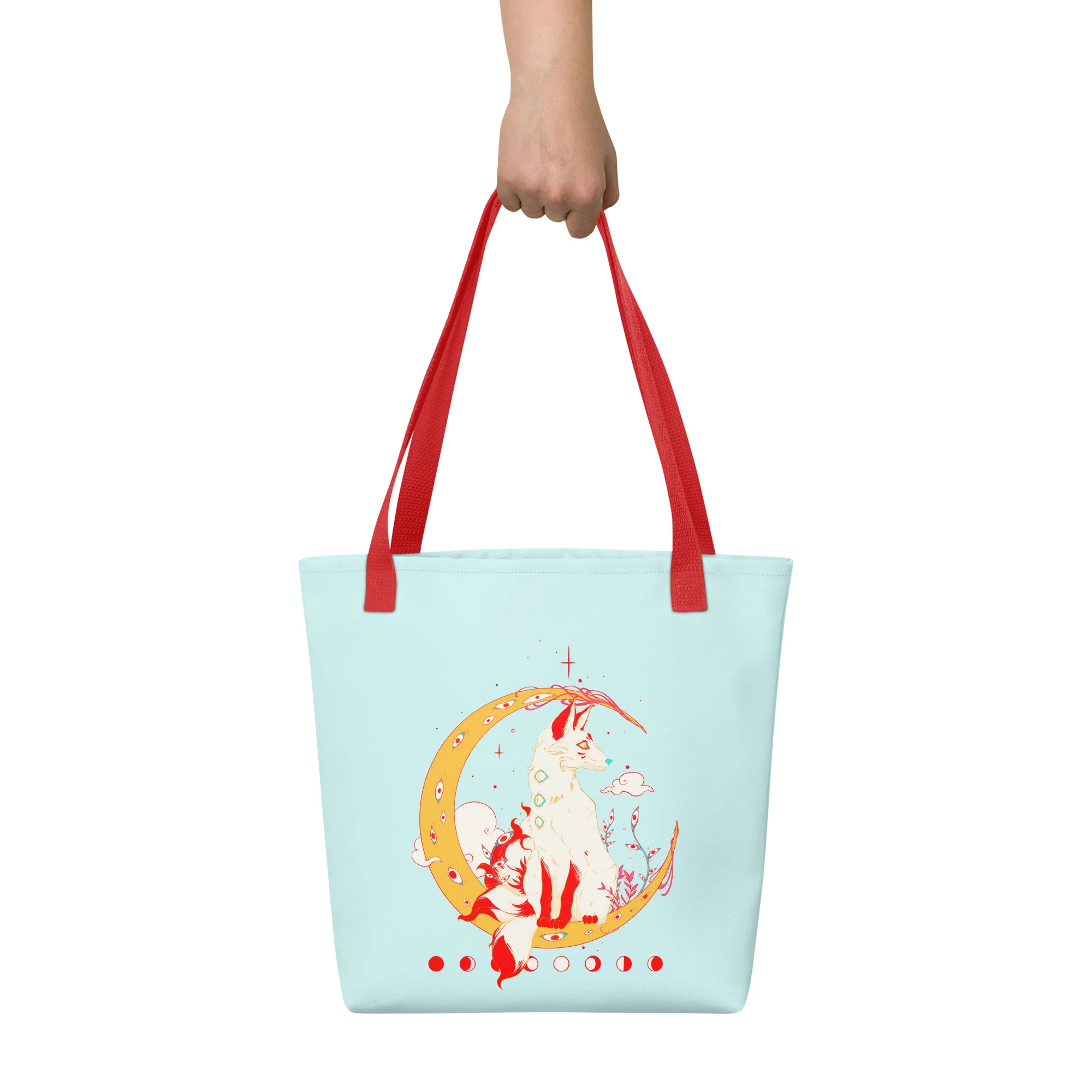 Kitsune Fox, Tote Bag - Image 3