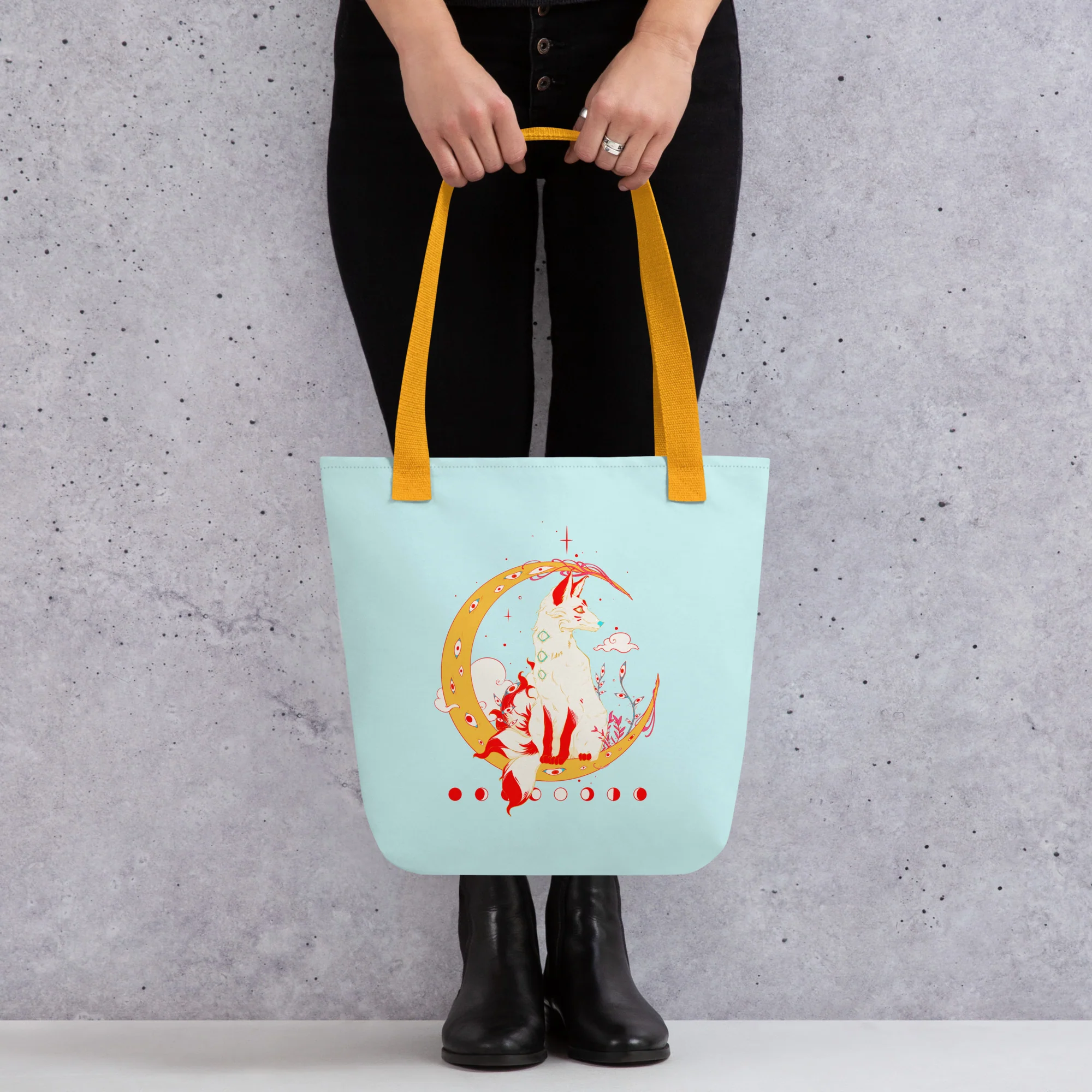 Kitsune Fox, Tote Bag - Image 4